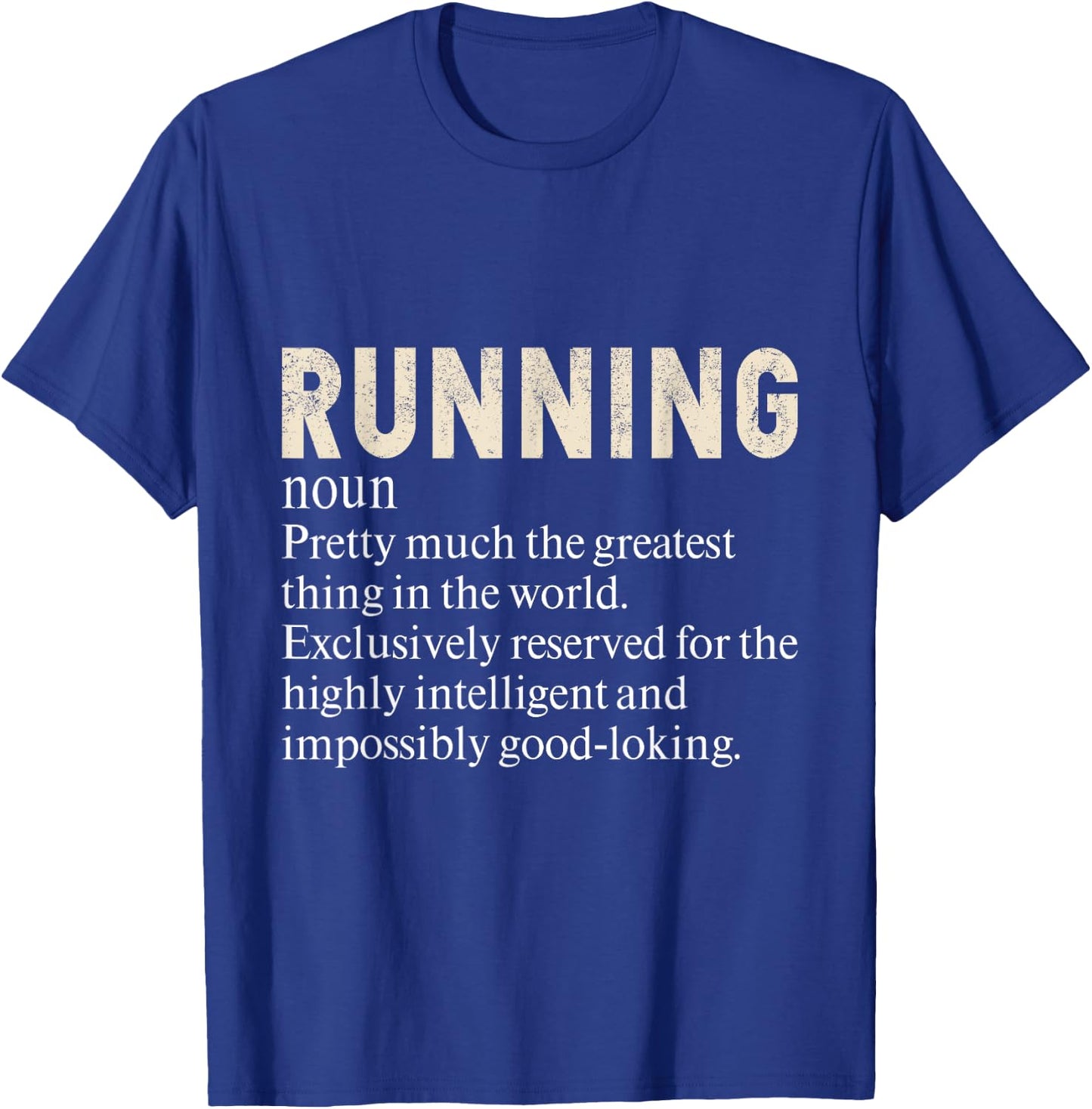 Running Funny Definition For Runners Love To Run T-Shirt - T-Shirt | Royal