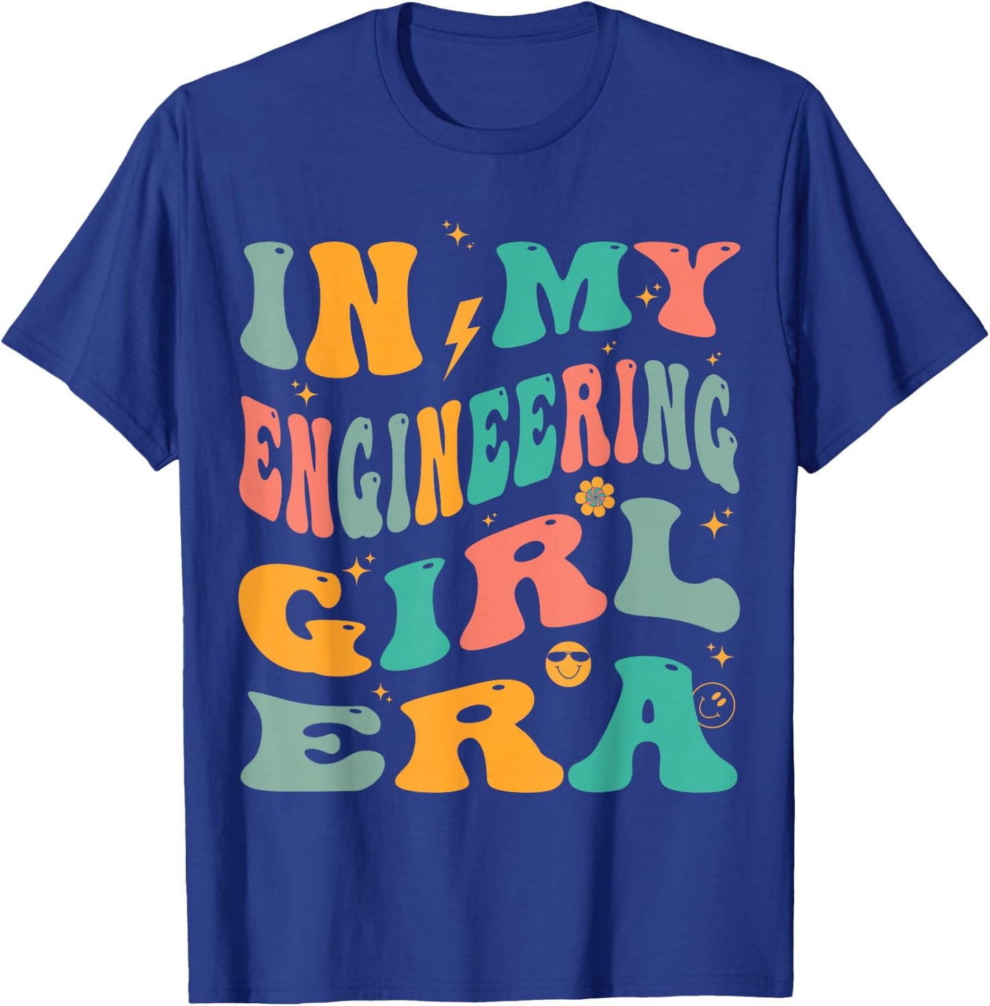 In My Engineering Girl Era Groovy Engineer T-Shirt - T-Shirt | Royal