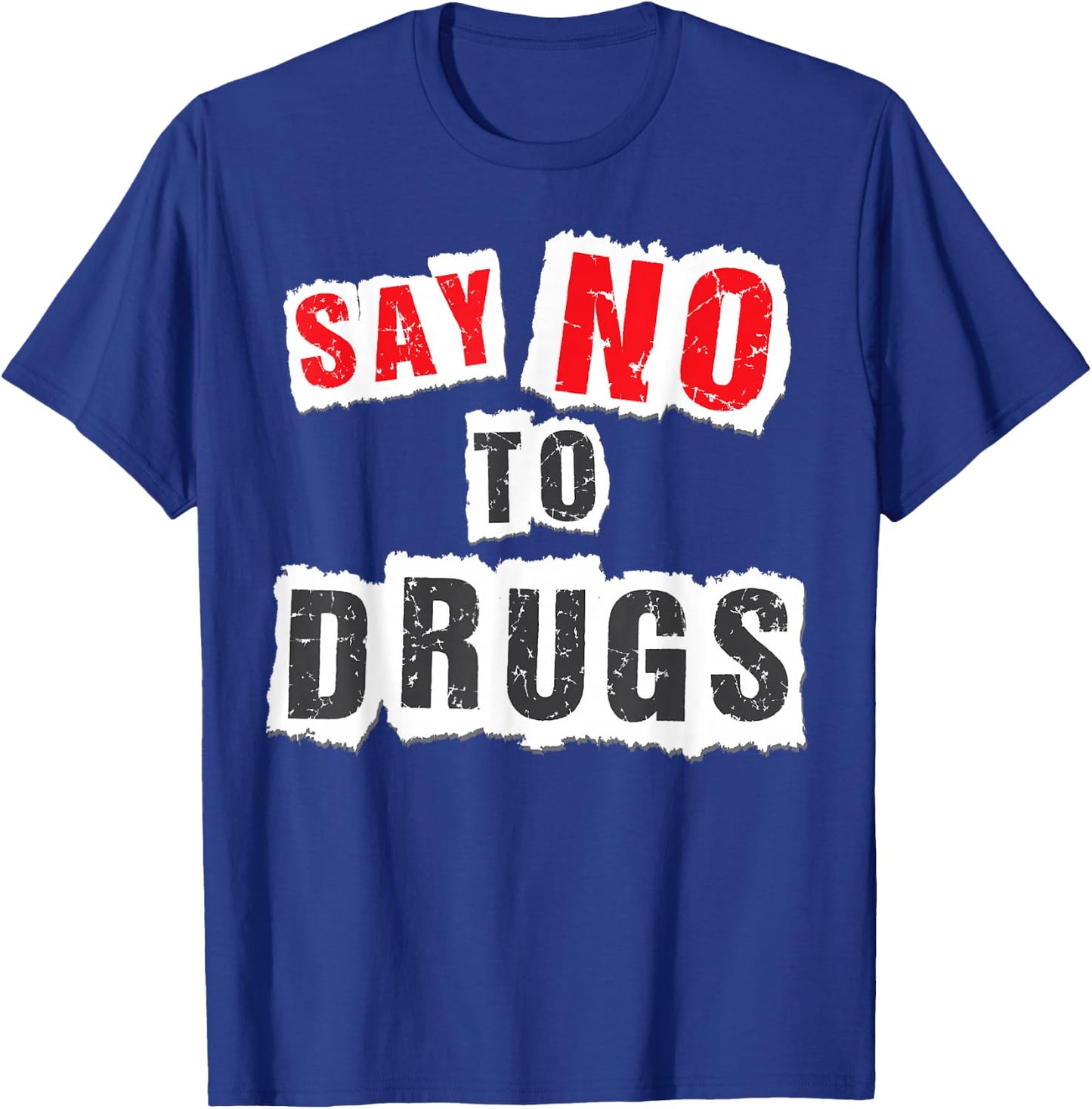 Red Ribbon Week Say No to Drugs T-Shirt - T-Shirt | Royal