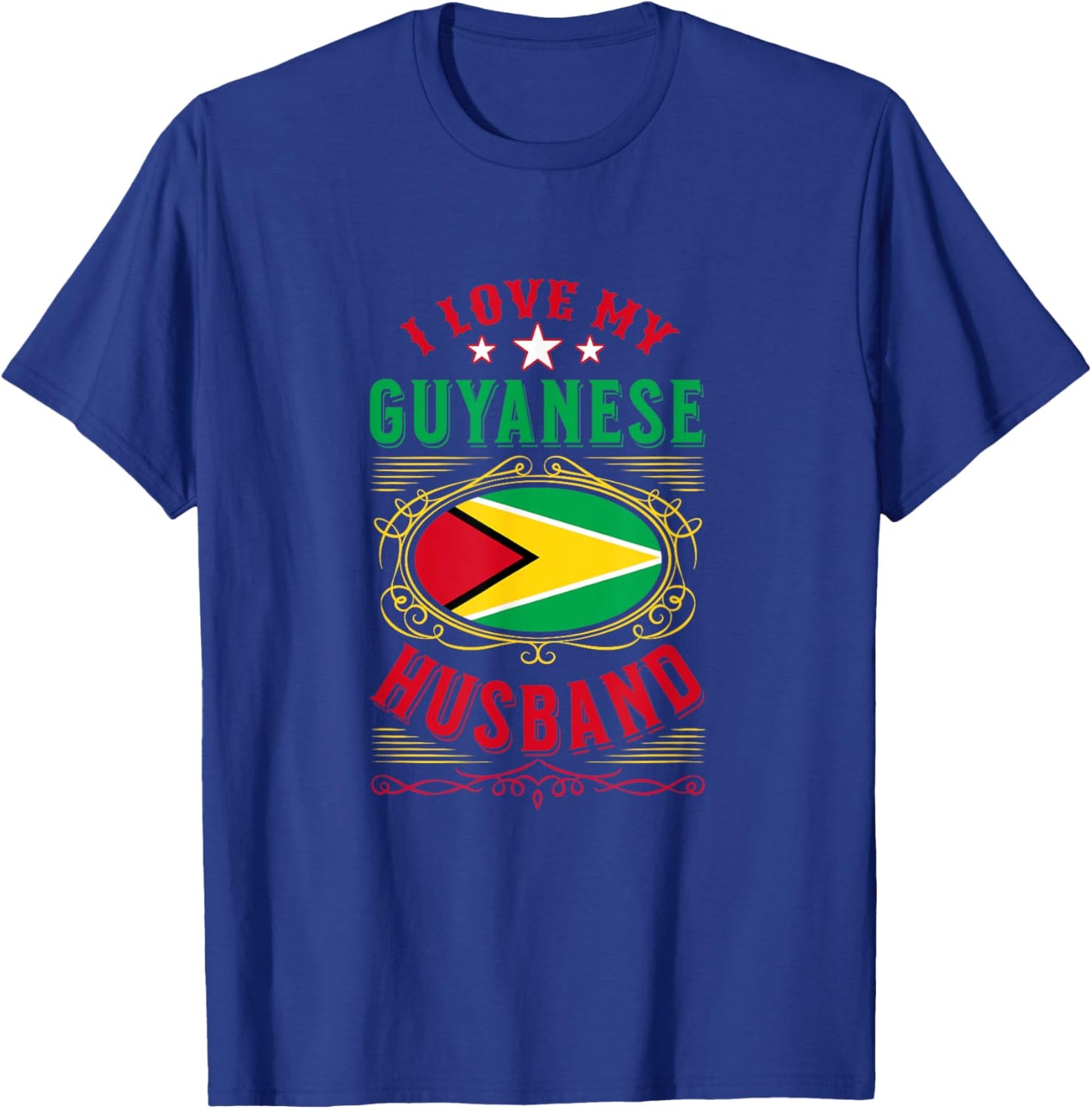 I love my Guyanese husband T-Shirt - T-Shirt | Royal
