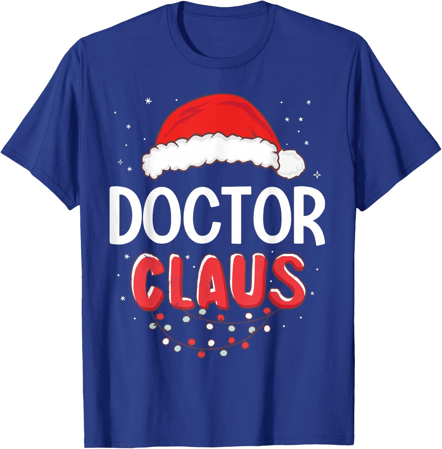 Doctor Santa Claus Christmas Matching Costume T-Shirt - T-Shirt | Royal