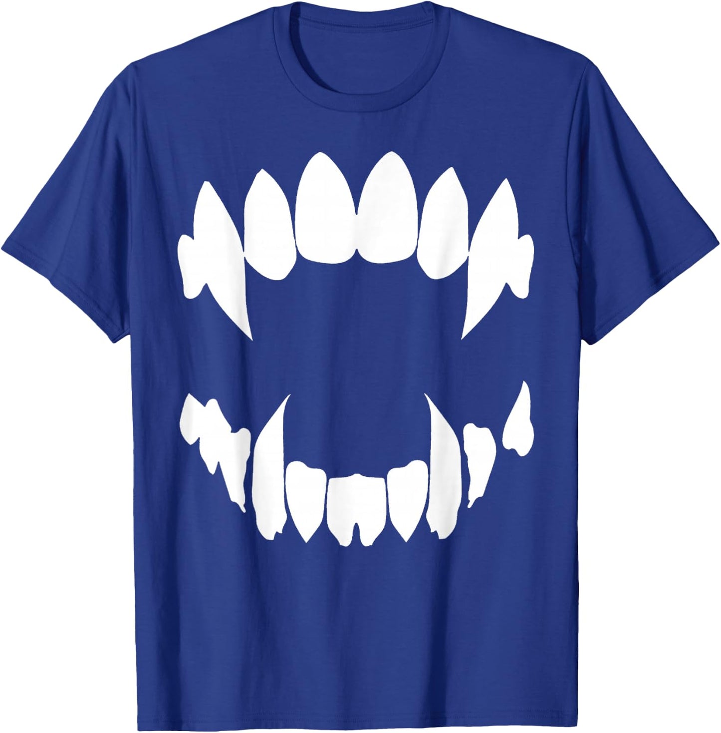 Vampire Fangs Occult Dark Grunge Bite Goth Aesthetic Teeth T-Shirt - T-Shirt | Royal