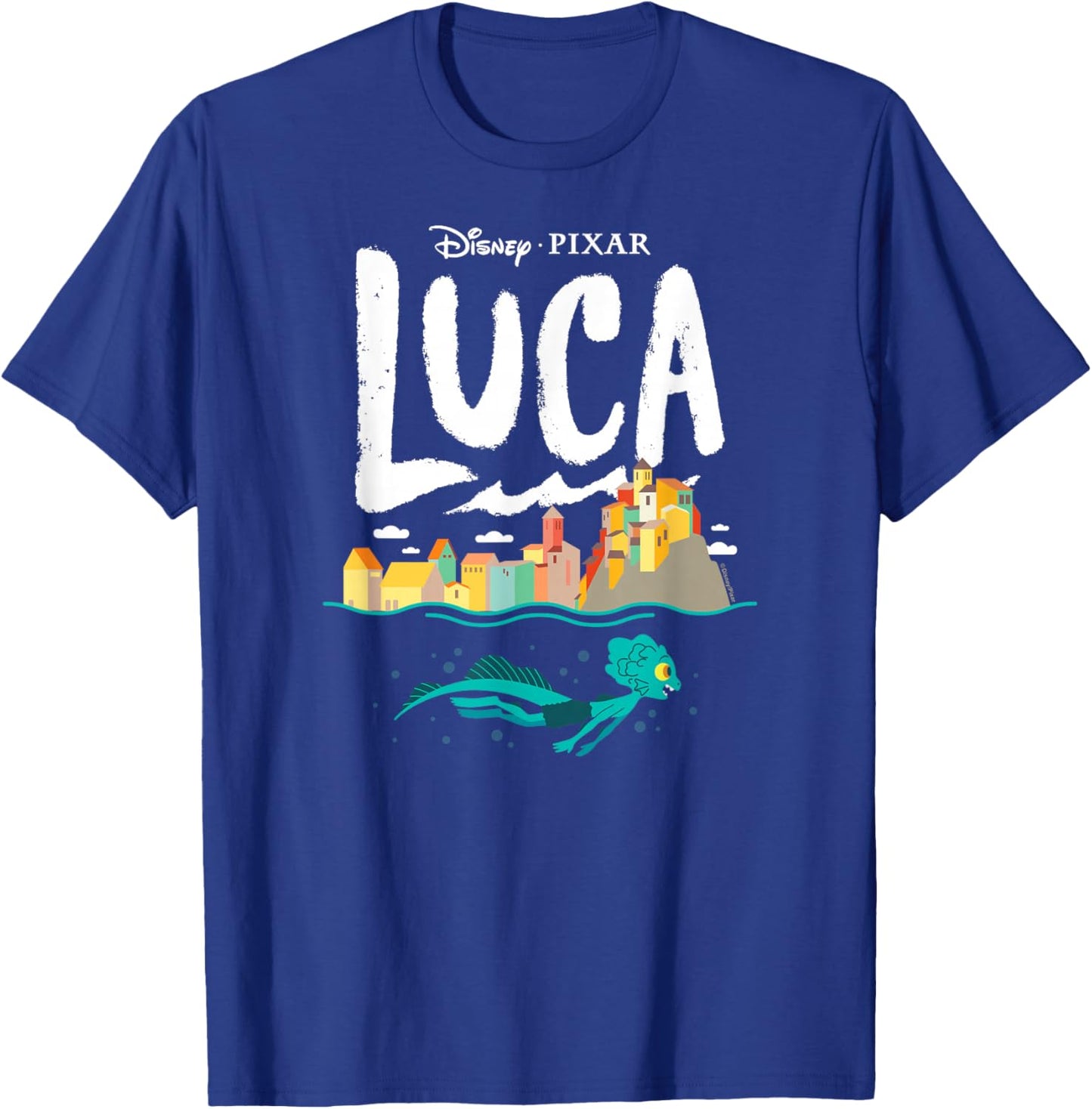 Luca - Coastal Sea Monster T-Shirt - T-Shirt | Royal