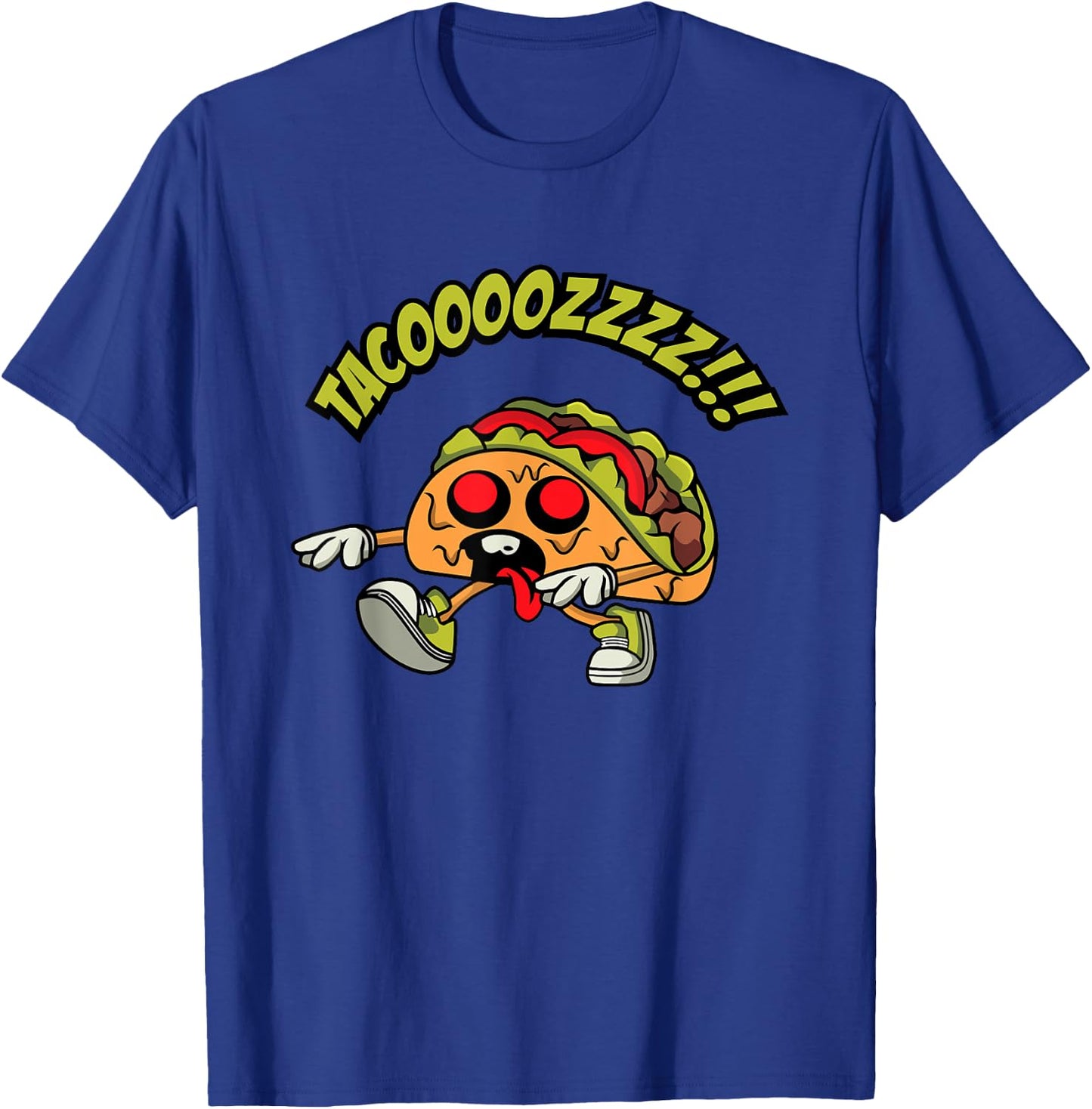 Zombie Taco, Tacos Lover, Foodie Fan, Funny Taco Zombie T-Shirt - T-Shirt | Royal