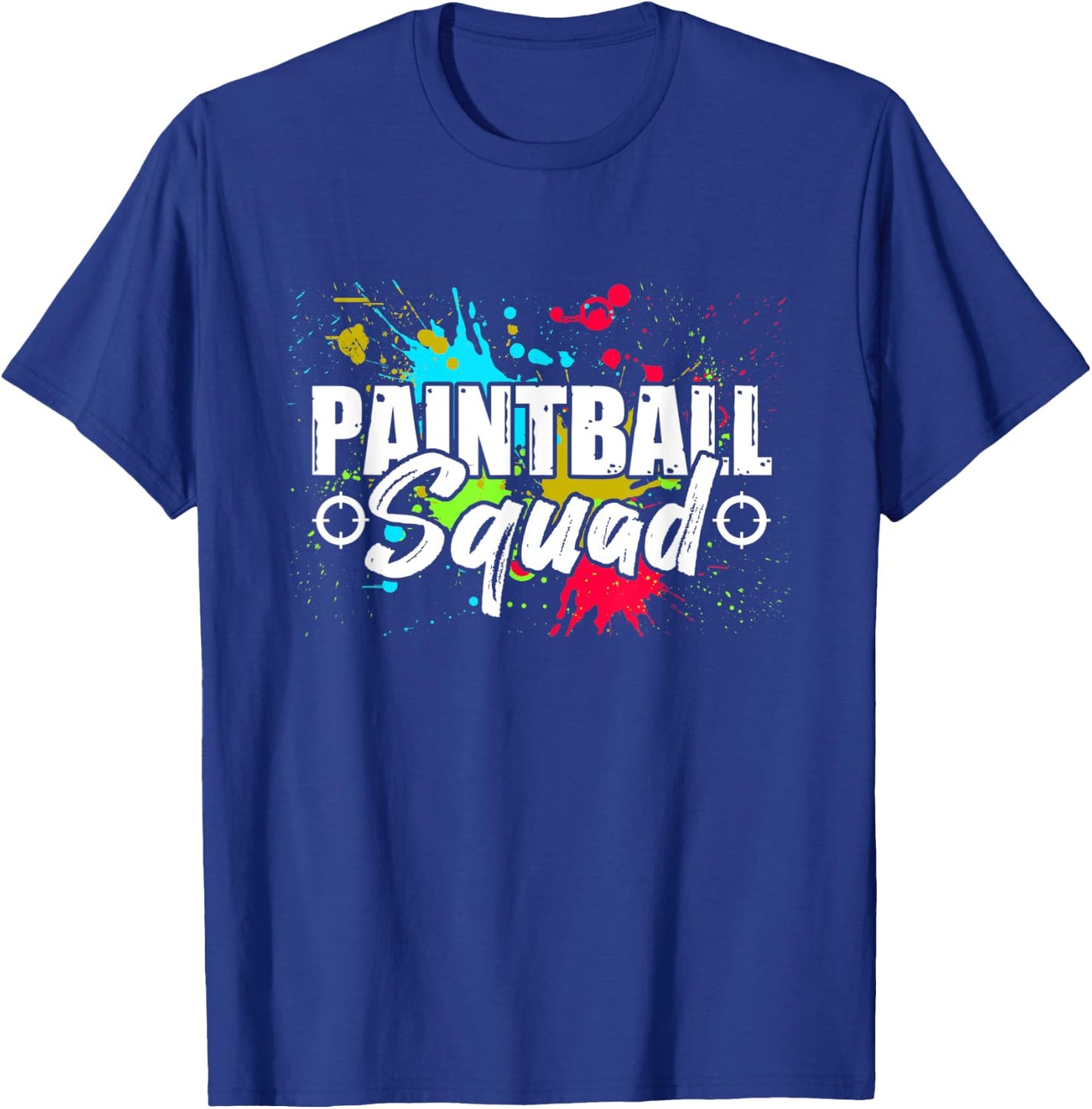 Paintball Player Splatter Paintball Gamer Saying T-Shirt - T-Shirt | Royal