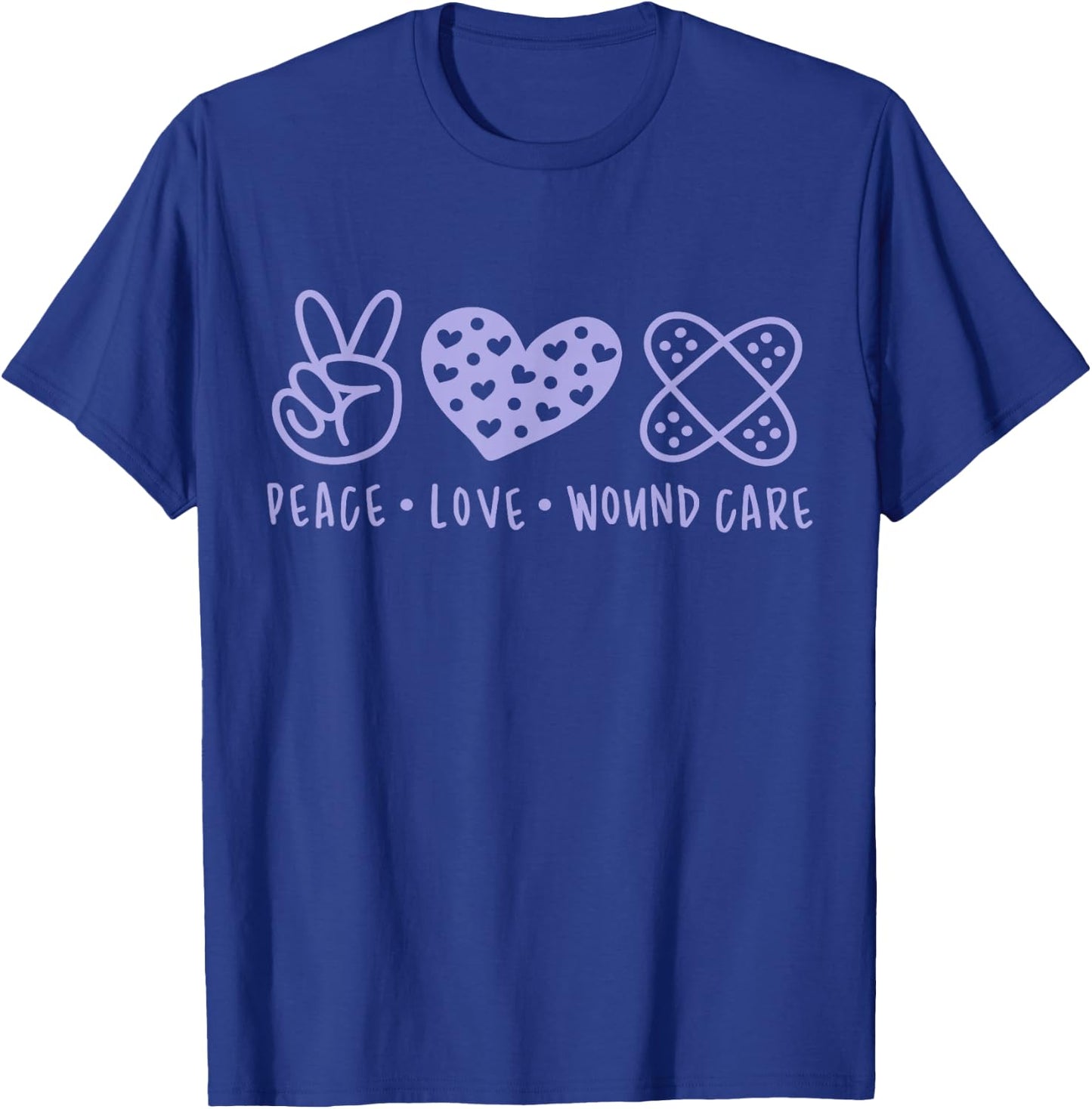 Medical Assistant Wound Care Nurse Surgical Tech Crew Purple T-Shirt - T-Shirt | Royal