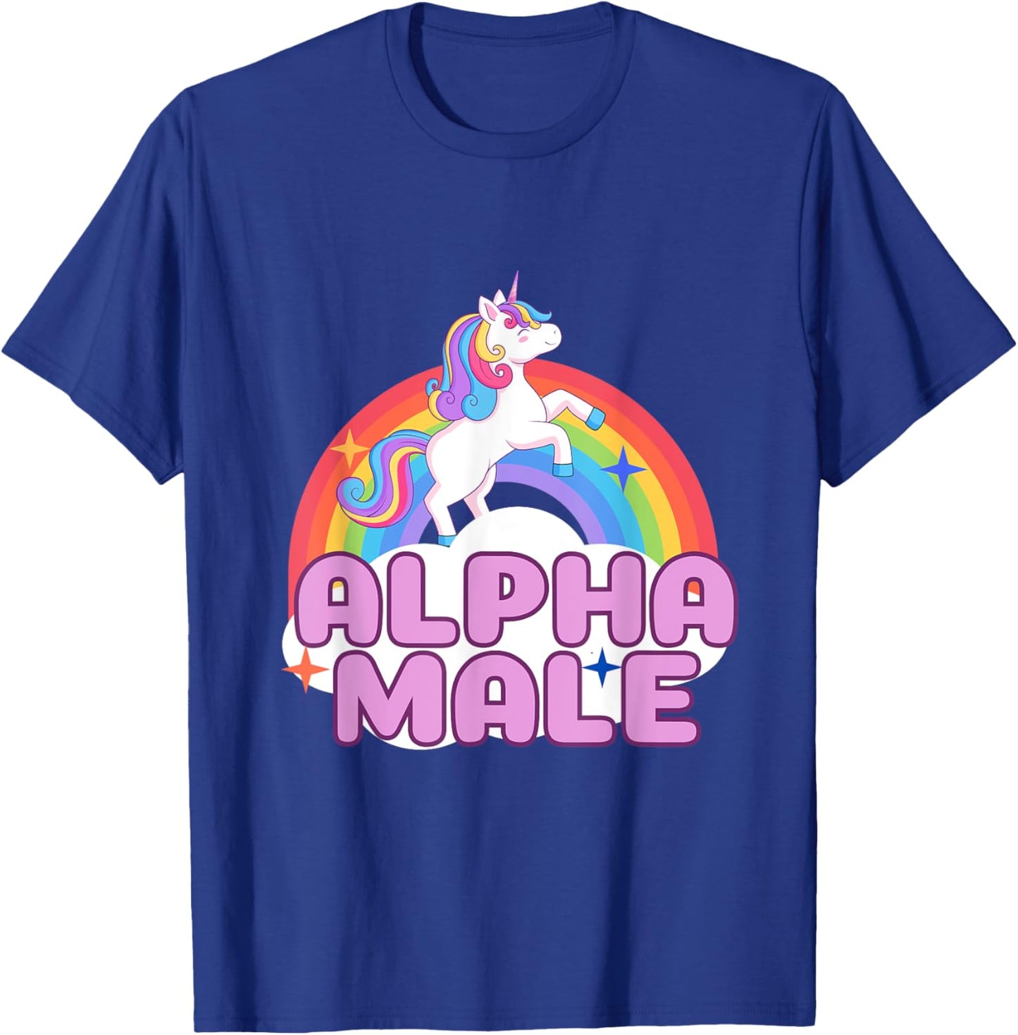 Alpha Male Unicorn T-Shirt - T-Shirt | Royal
