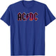 Official AC/DC Raw Distressed Logo Vintage T-Shirt - T-Shirt | Royal