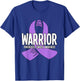 Warrior Pancreatic Cancer Awareness T-Shirt - T-Shirt | Royal