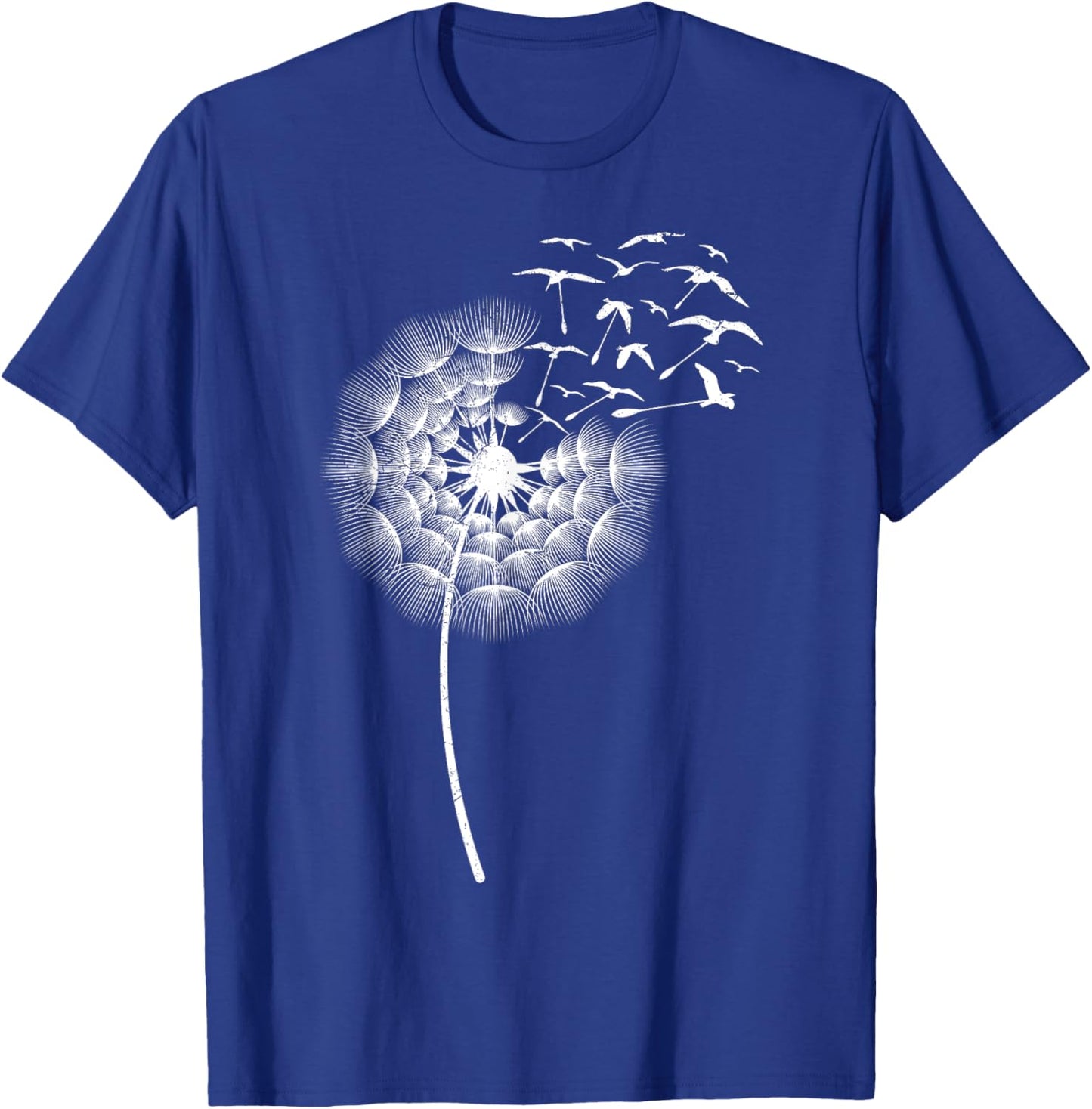Dandelions Dove of Peace Bird lover Dandelion Birds T-Shirt - T-Shirt | Royal