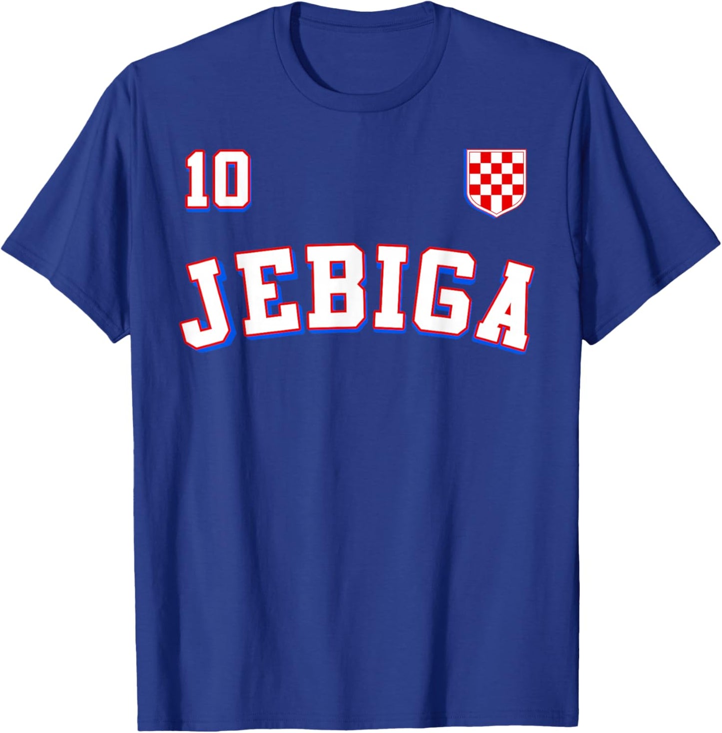 JEBIGA Croatian Flag Pride of Croatia Funny Balkan T-Shirt - T-Shirt | Royal