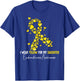 I Wear Yellow For My Daughter Endometriosis Awareness T-Shirt - T-Shirt | Royal