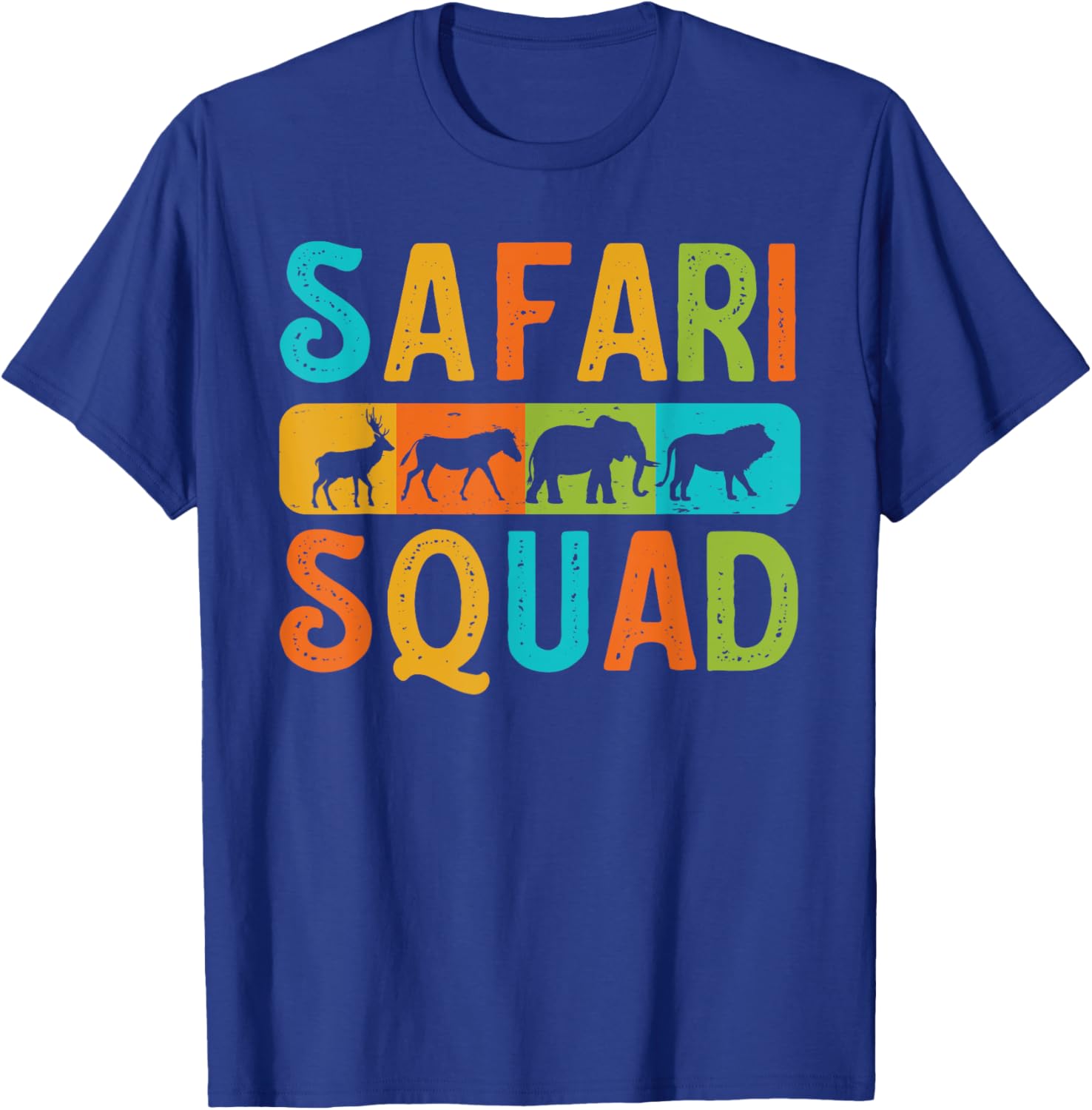 Safari Squad African Animal Lover Family Vacation Trip T-Shirt - T-Shirt | Royal