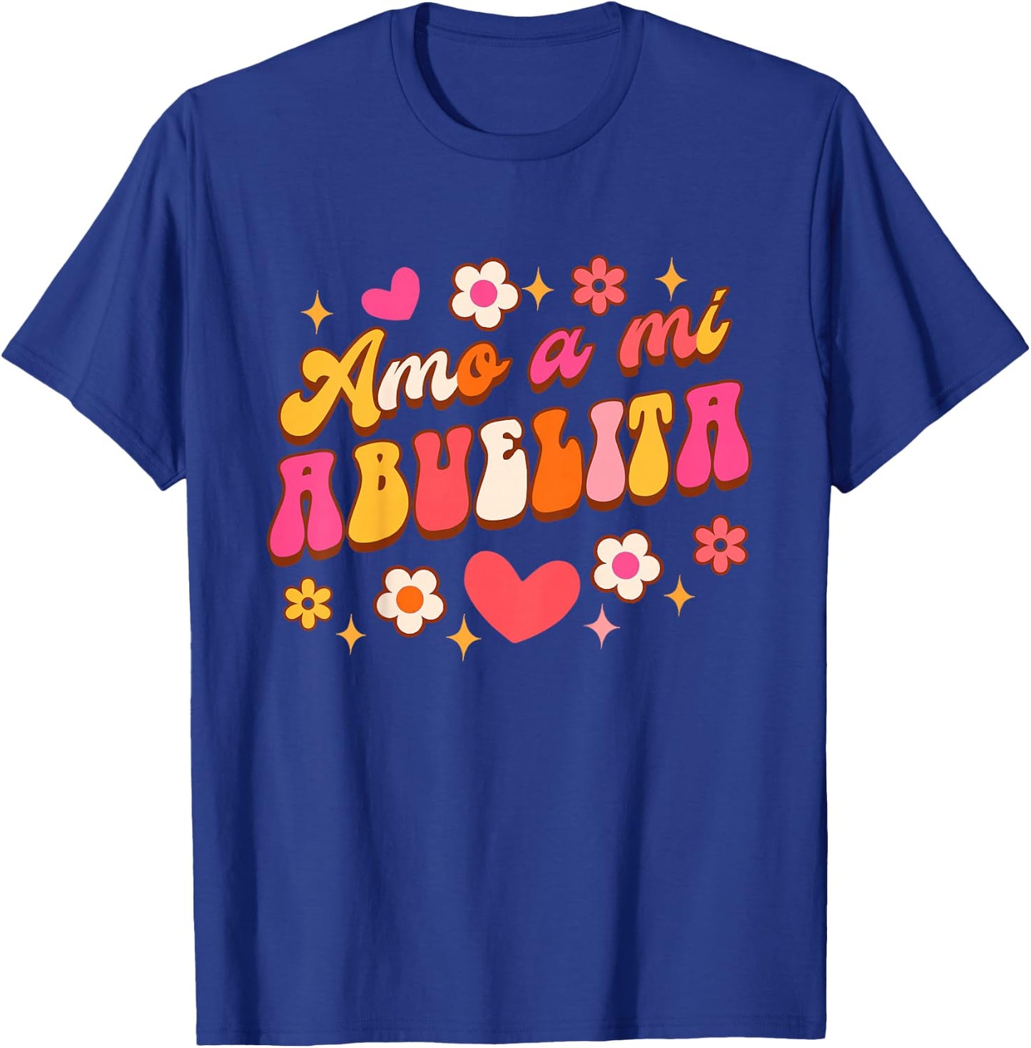 Kids Funny Spanish Grandma Mother’s Day Amo A Mi Abuelita T-Shirt - T-Shirt | Royal