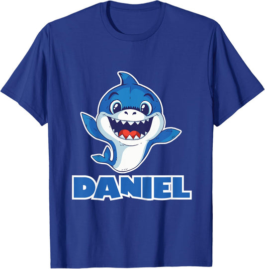 Daniel the Shark First Name Children T-Shirt - T-Shirt | Royal