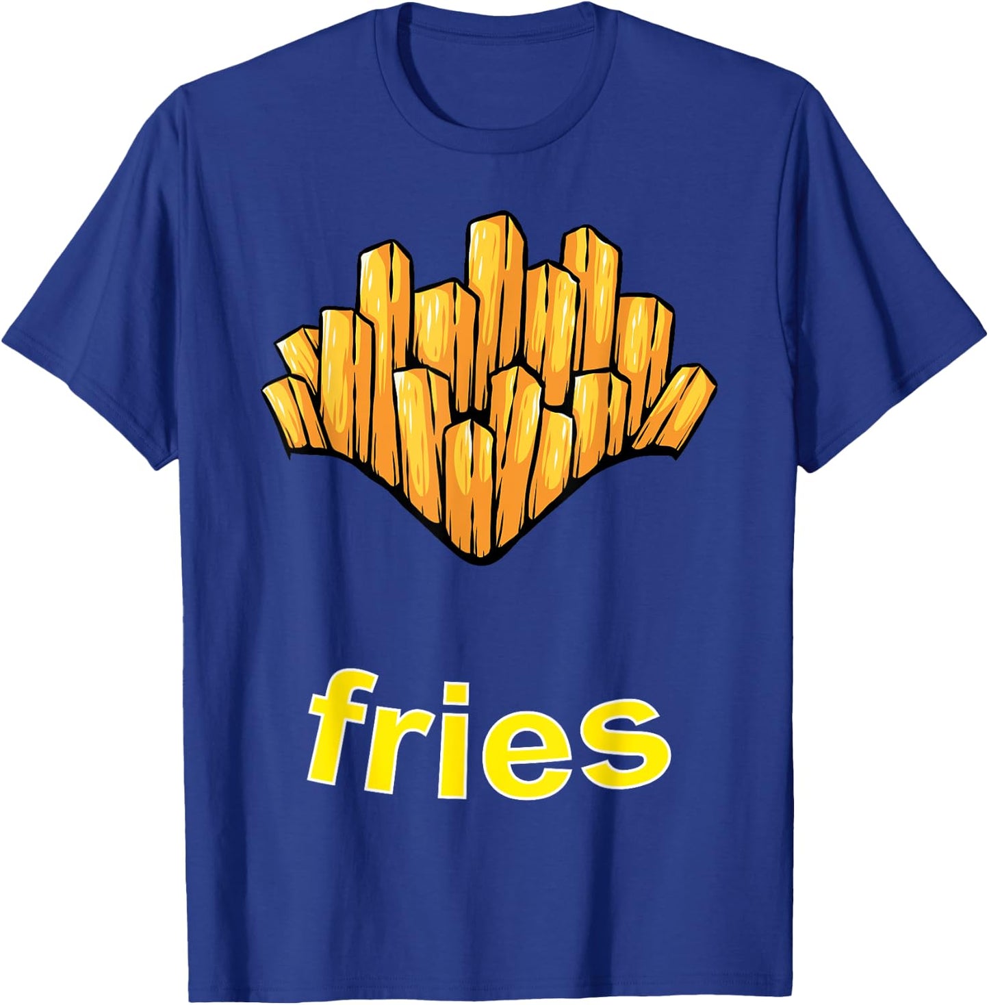 French Fries Costume French Fry Costume French Fry Matching T-Shirt - T-Shirt | Royal
