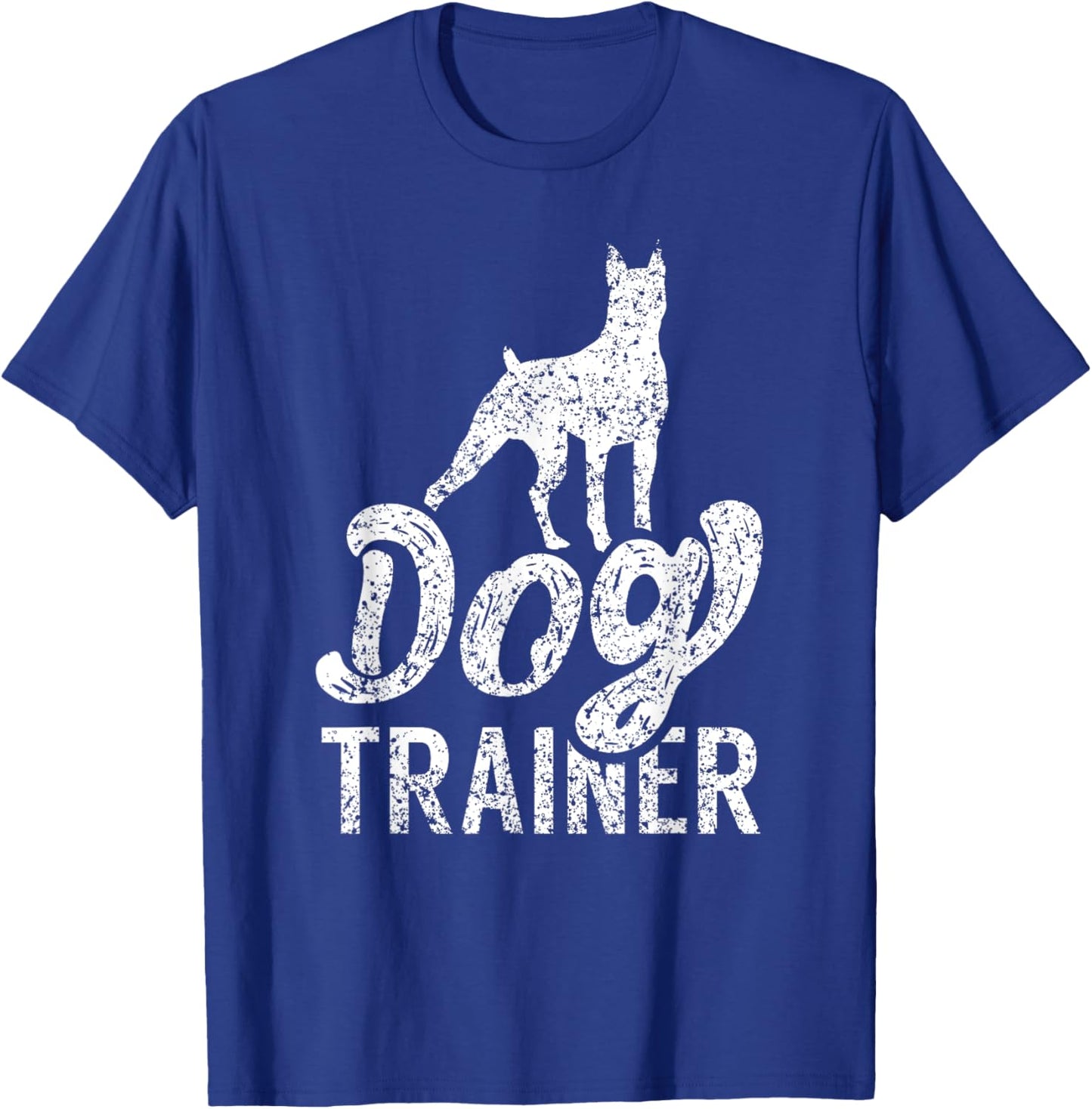 Dog Trainer Service Training Handler T-Shirt - T-Shirt | Royal