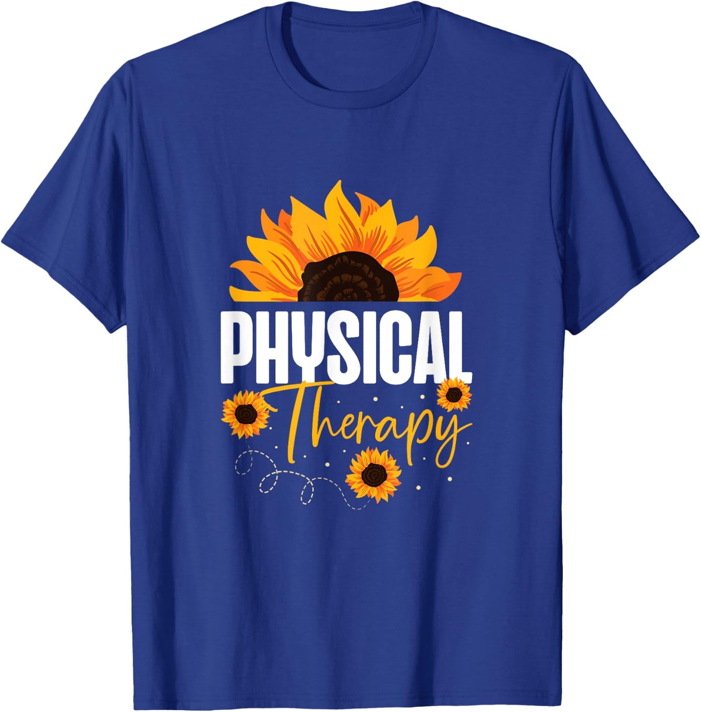 Flower Physiotherapist Flower Physiotherapy T-Shirt - T-Shirt | Royal