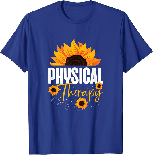 Flower Physiotherapist Flower Physiotherapy T-Shirt - T-Shirt | Royal