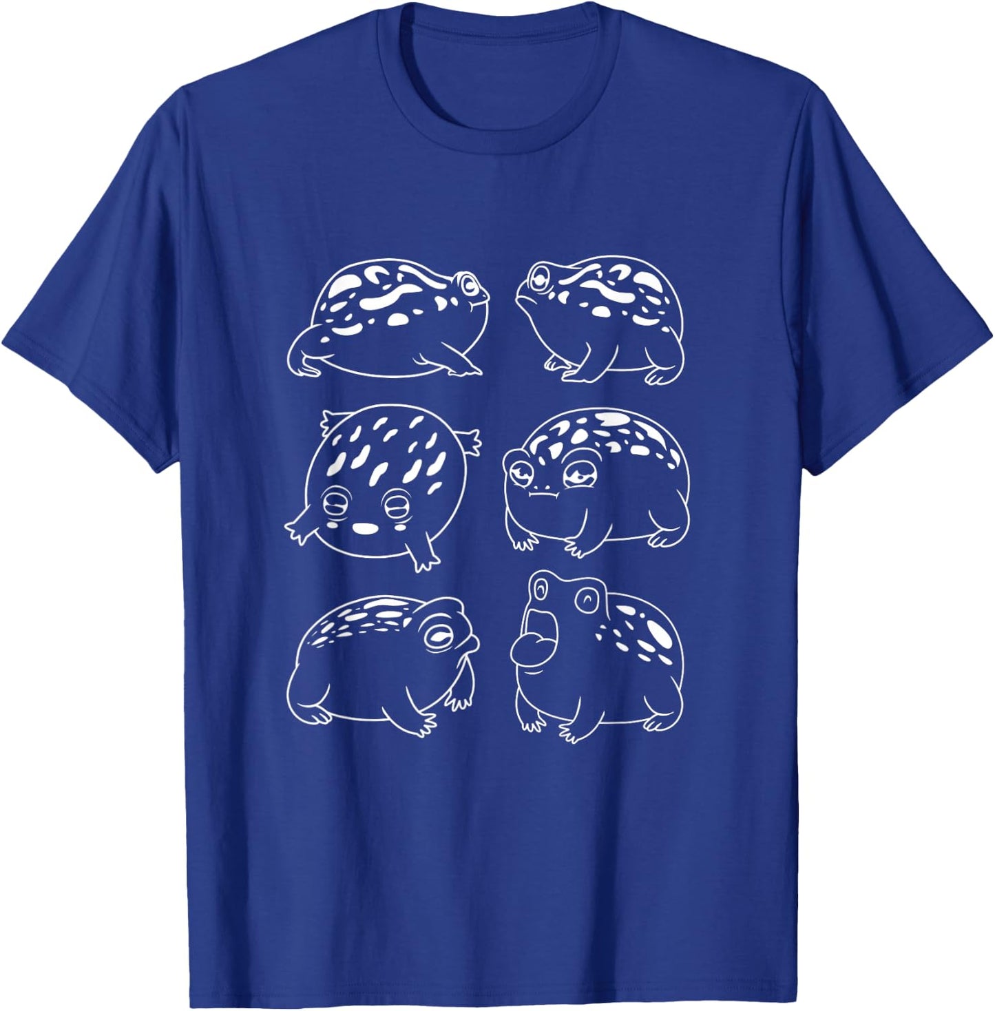 Different Faces Of Frog Kawaii Desert Rain Frog T-Shirt - T-Shirt | Royal