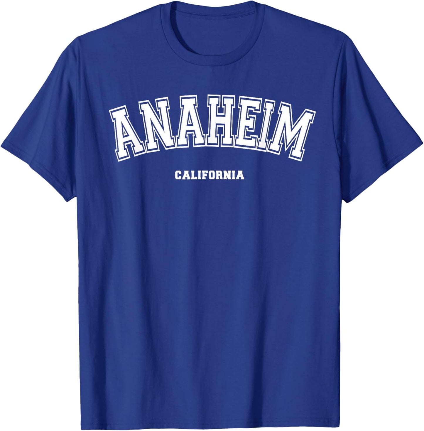 Anaheim California T-Shirt - T-Shirt | Royal