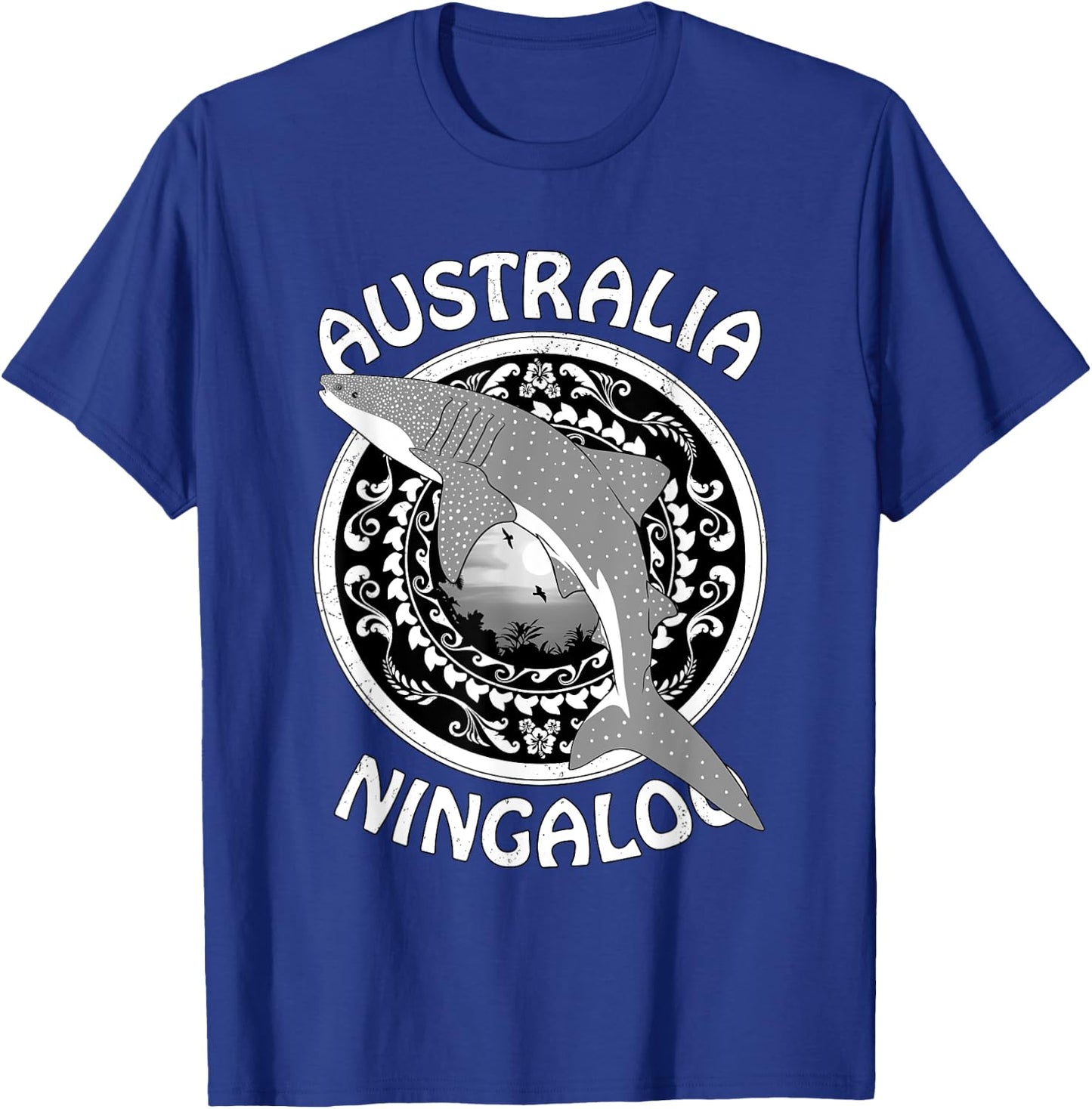 Whale Shark Ningaloo Australia T-Shirt - T-Shirt | Royal