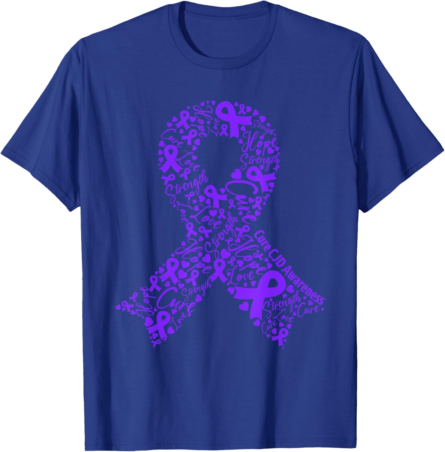 Cure CJD Warrior Awareness Survivor Fighter Supporter T-Shirt - T-Shirt | Royal