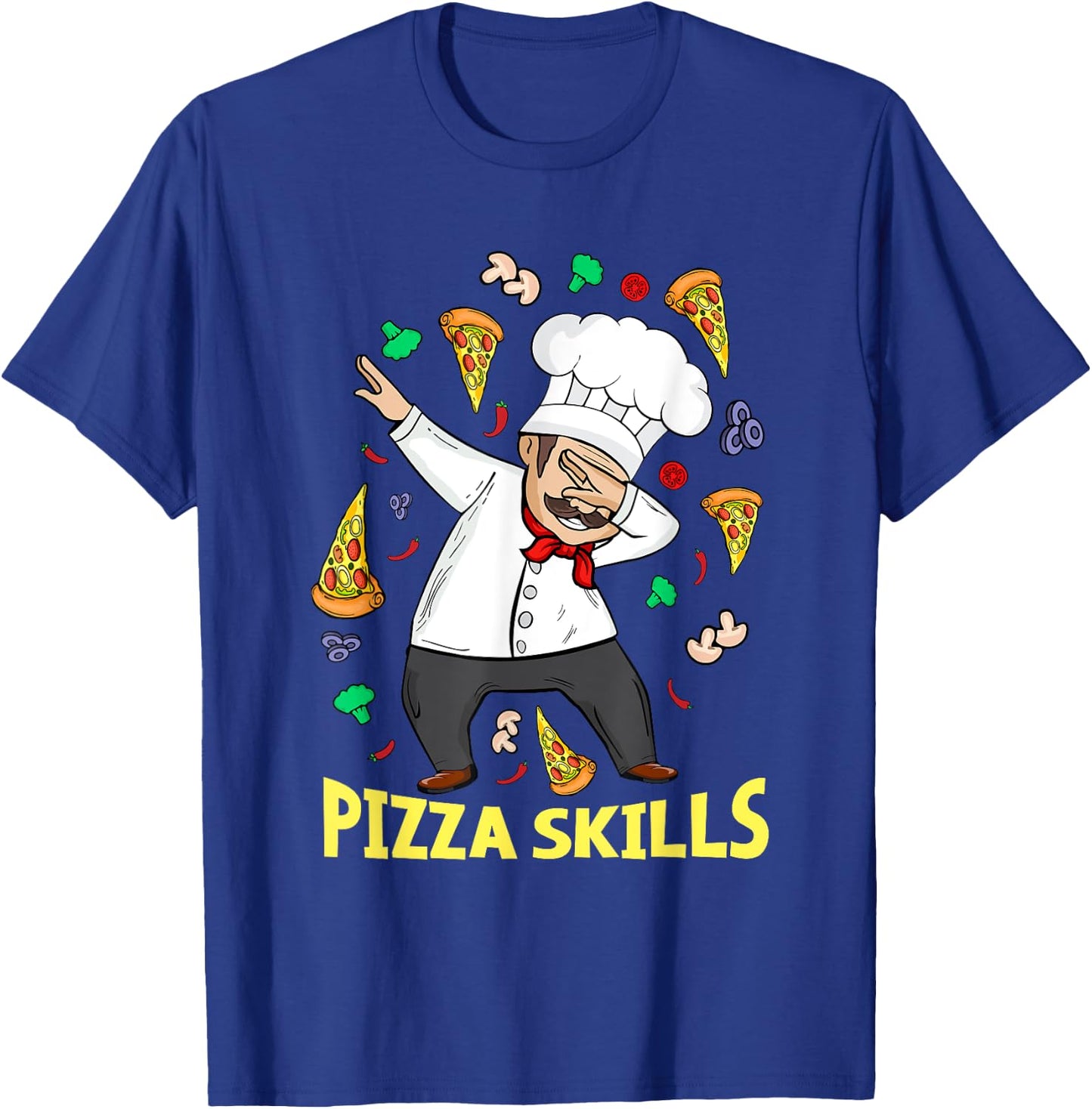 Pizza Chef Italian Pizza Lover Men Pizza T-Shirt - T-Shirt | Royal
