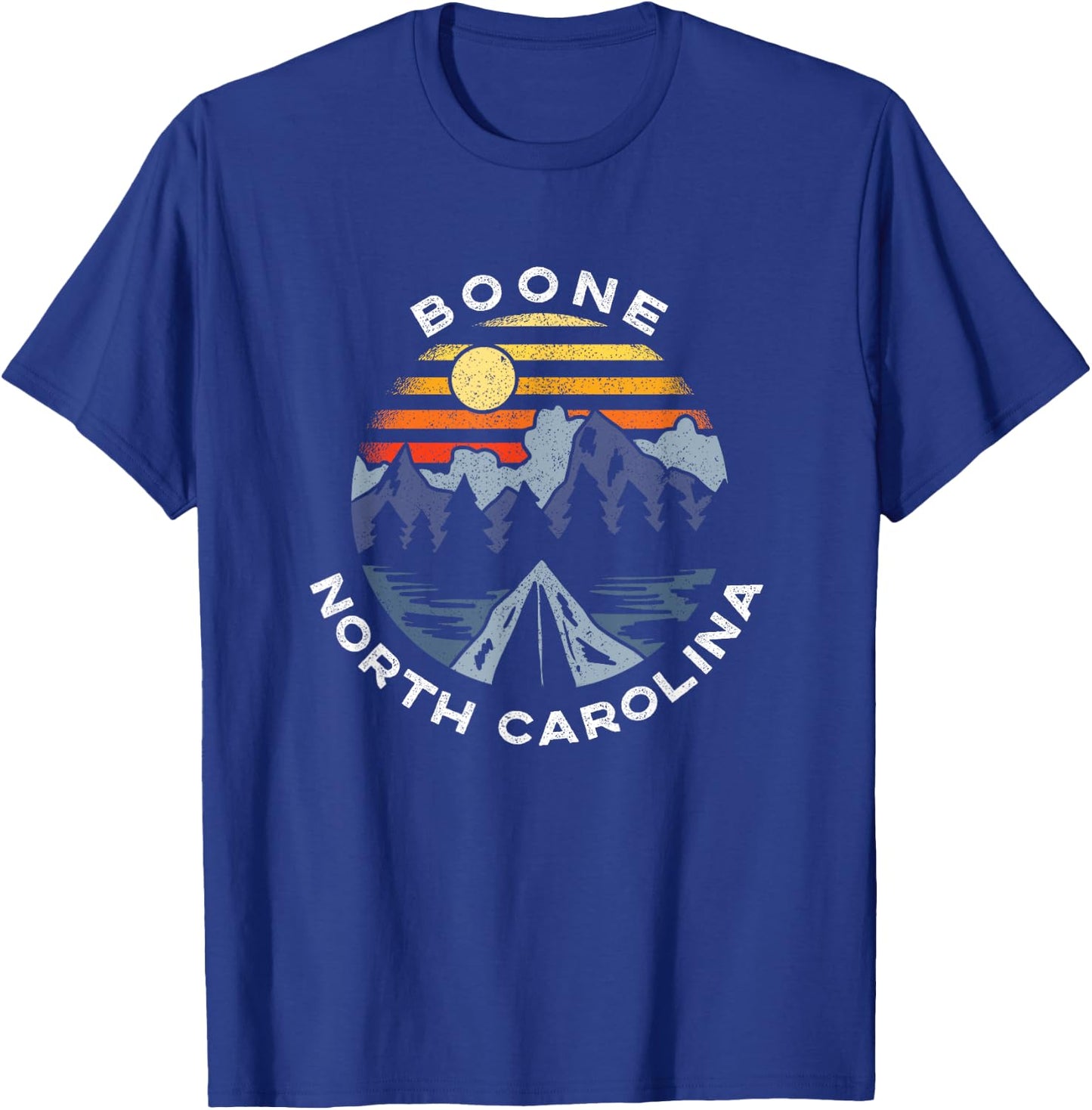 Boone North Carolina Mountains Vacation Souvenir T-Shirt - T-Shirt | Royal