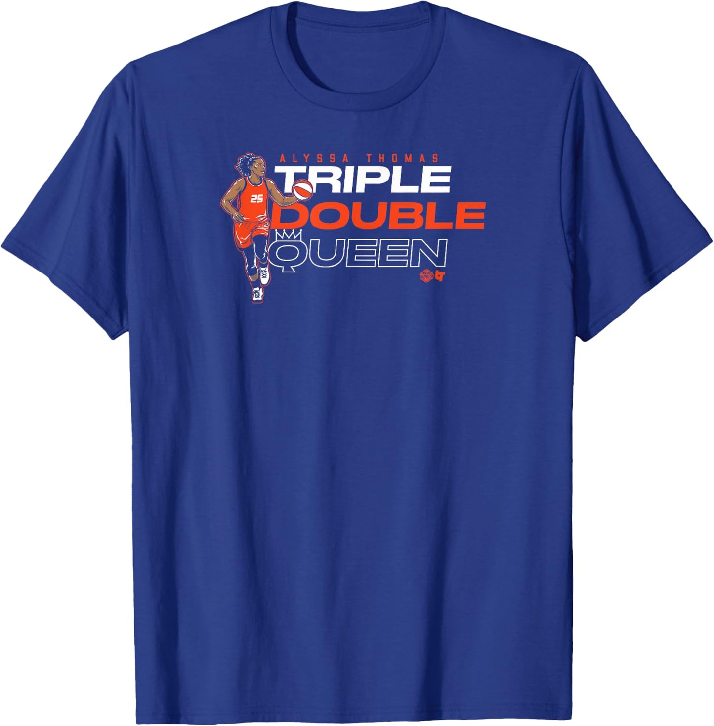 Alyssa Thomas - Triple Double Queen - Connecticut Basketball T-Shirt - T-Shirt | Royal