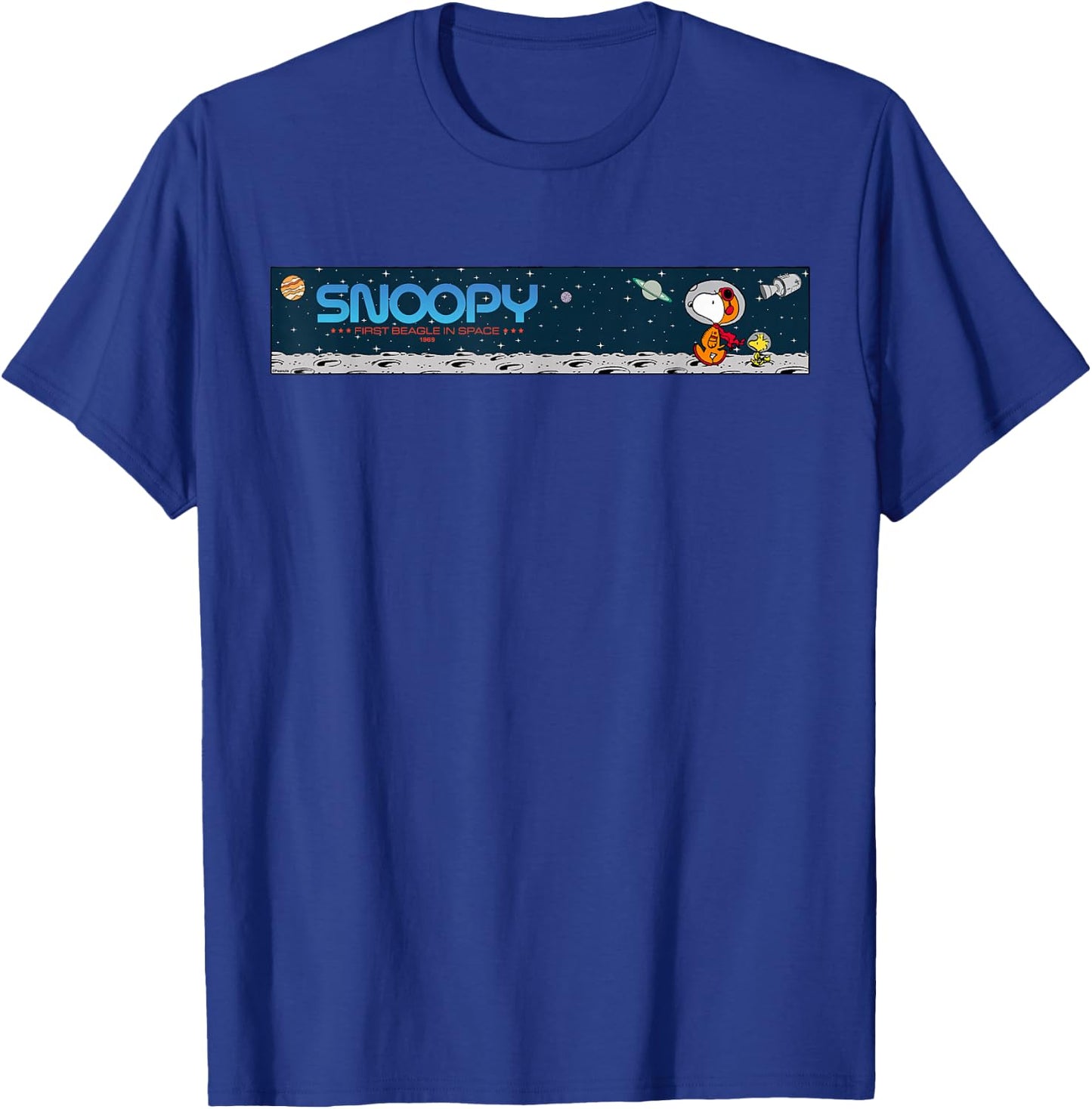 Peanuts Snoopy in Space T-Shirt - T-Shirt | Royal