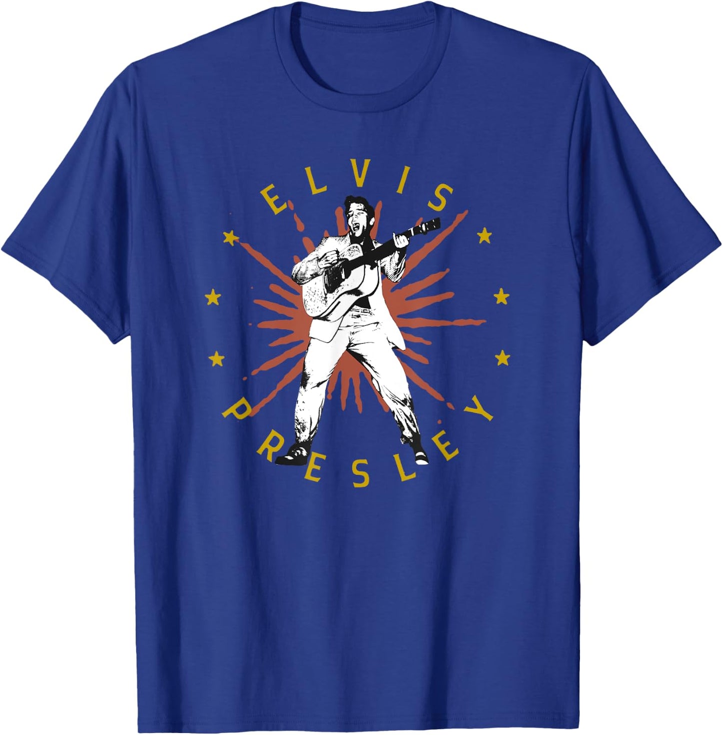 Elvis Presley Gold Rust Star T-Shirt - T-Shirt | Royal