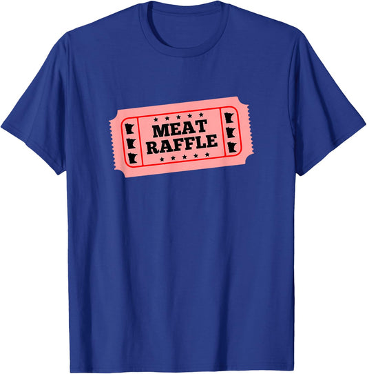 Meat Raffle Ticket Minnesota T-Shirt - T-Shirt | Royal