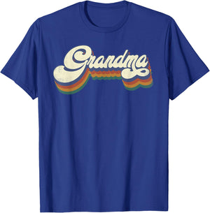 Grandma Gifts Retro Vintage Mother's Day Grandma T-Shirt - T-Shirt | Royal