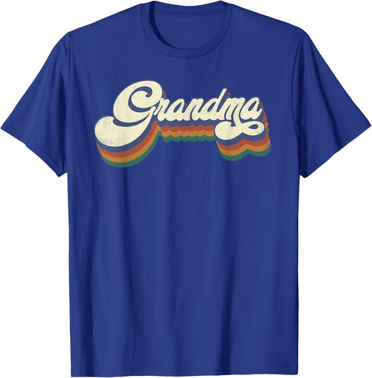 Grandma Gifts Retro Vintage Mother's Day Grandma T-Shirt - T-Shirt | Royal