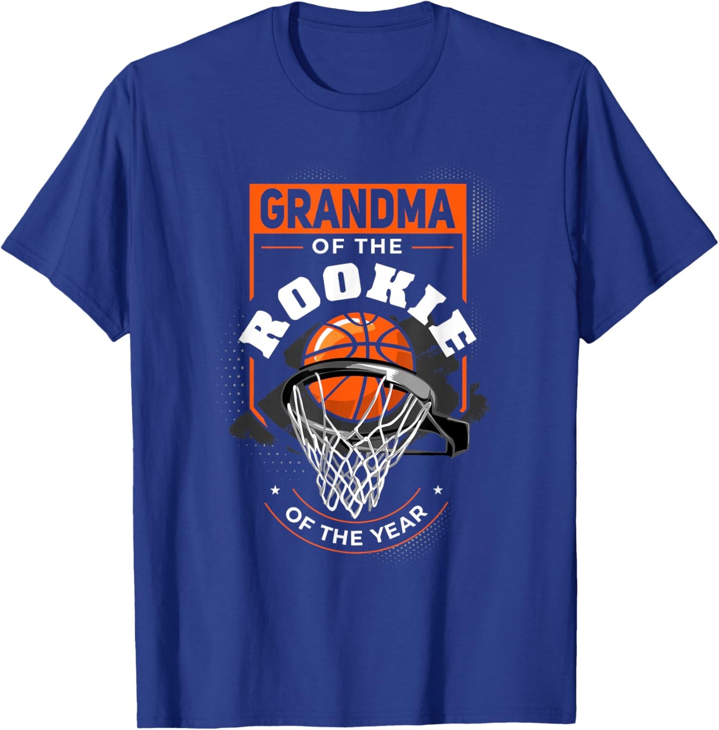 Rookie of the Year Basketball Grandma of the Rookie T-Shirt - T-Shirt | Royal