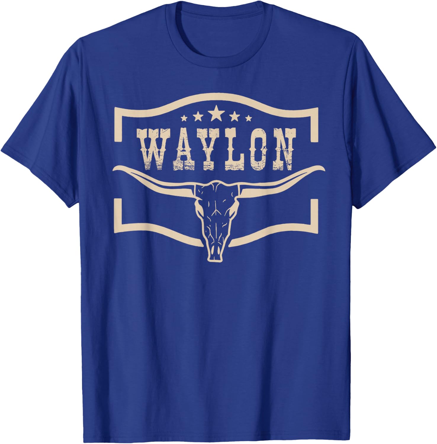 Vintage Waylon Name Personalized Men Women Kids T-Shirt - T-Shirt | Royal