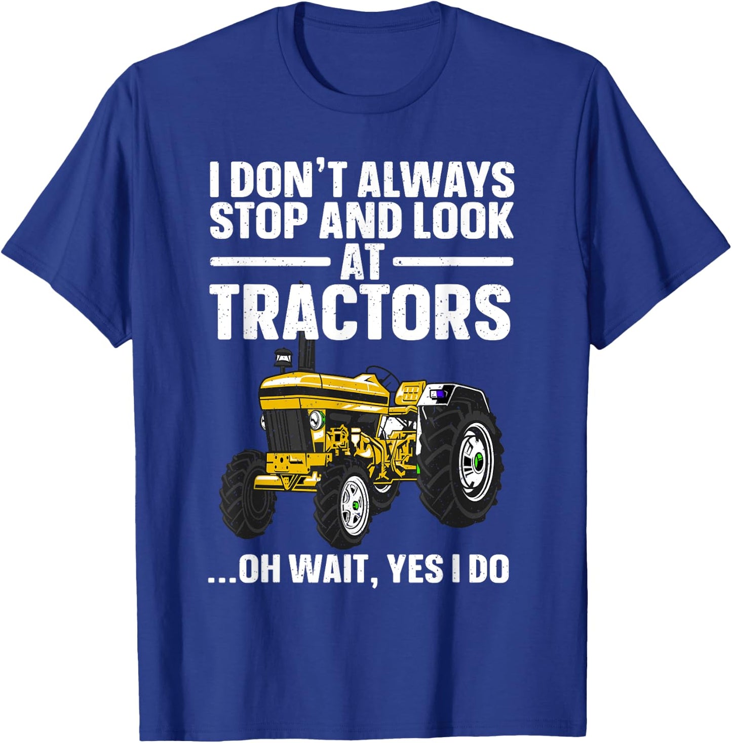Best Tractor Art For Boys Men Women Cattle Tractor Farmer T-Shirt - T-Shirt | Royal