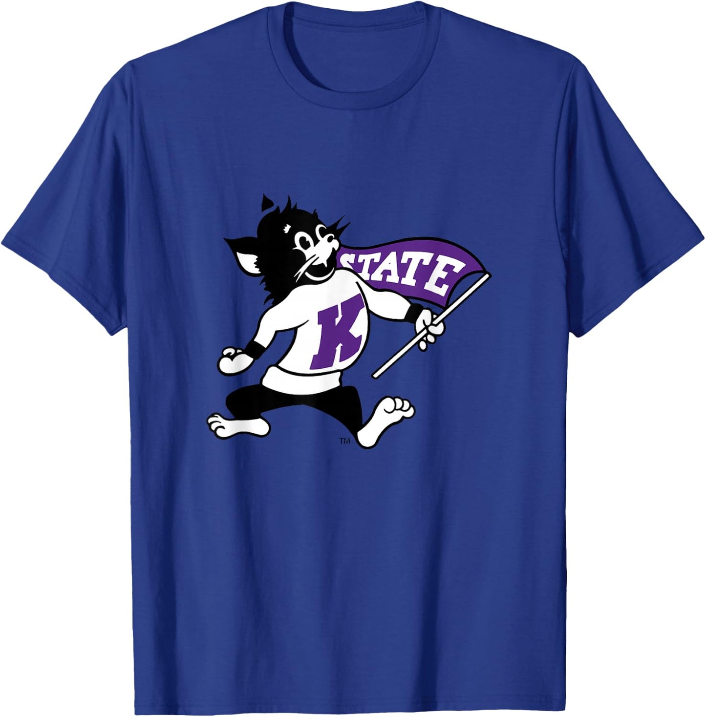 Kansas State Wildcats | Official NCAA University | RYLKSU06 T-Shirt - T-Shirt | Royal