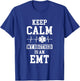 Keep Calm My Brother Is An EMT Medical Paramedic T-Shirt - T-Shirt | Royal
