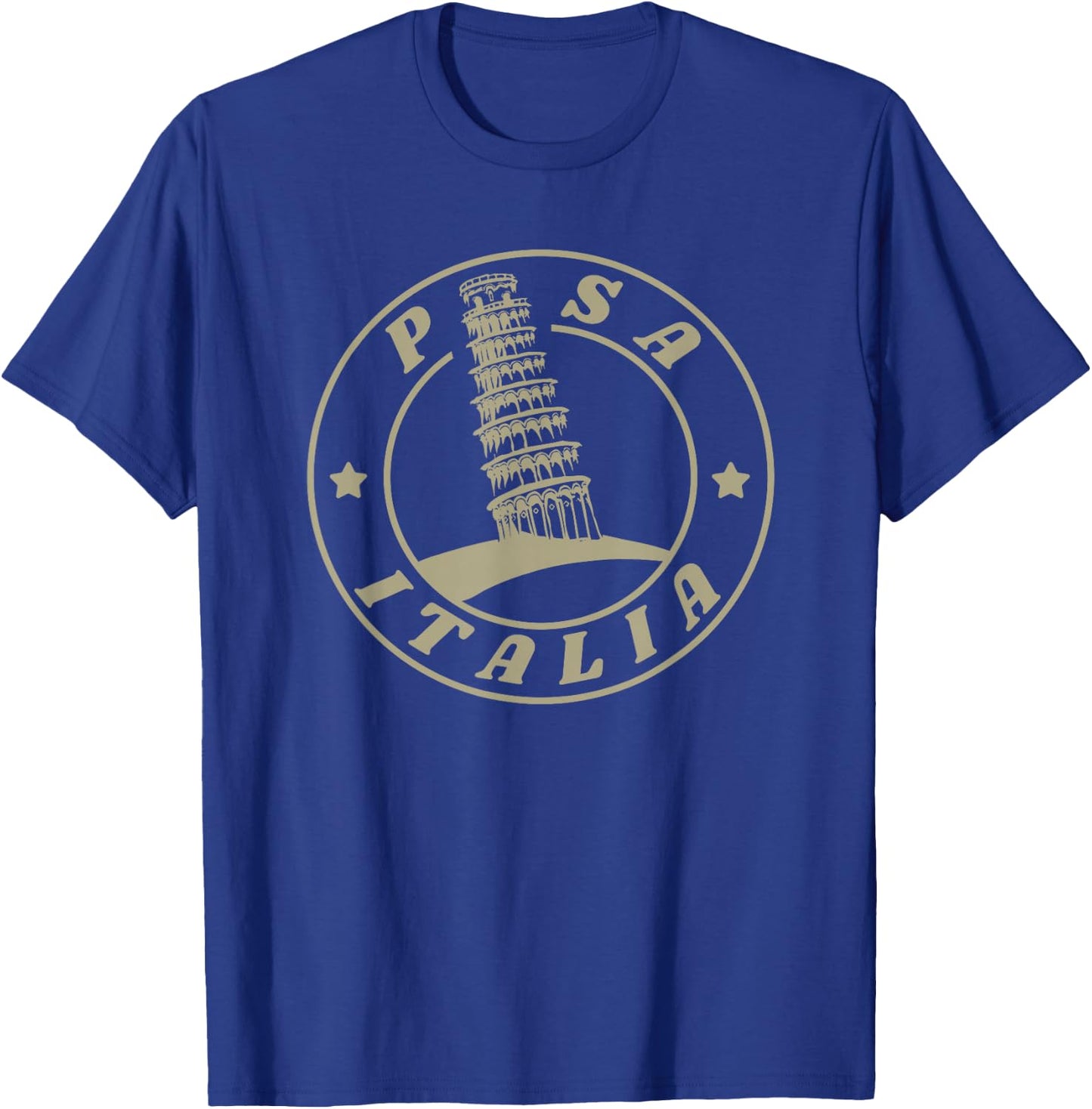 Leaning Tower of Pisa / Italy / Holiday T-Shirt - T-Shirt | Royal