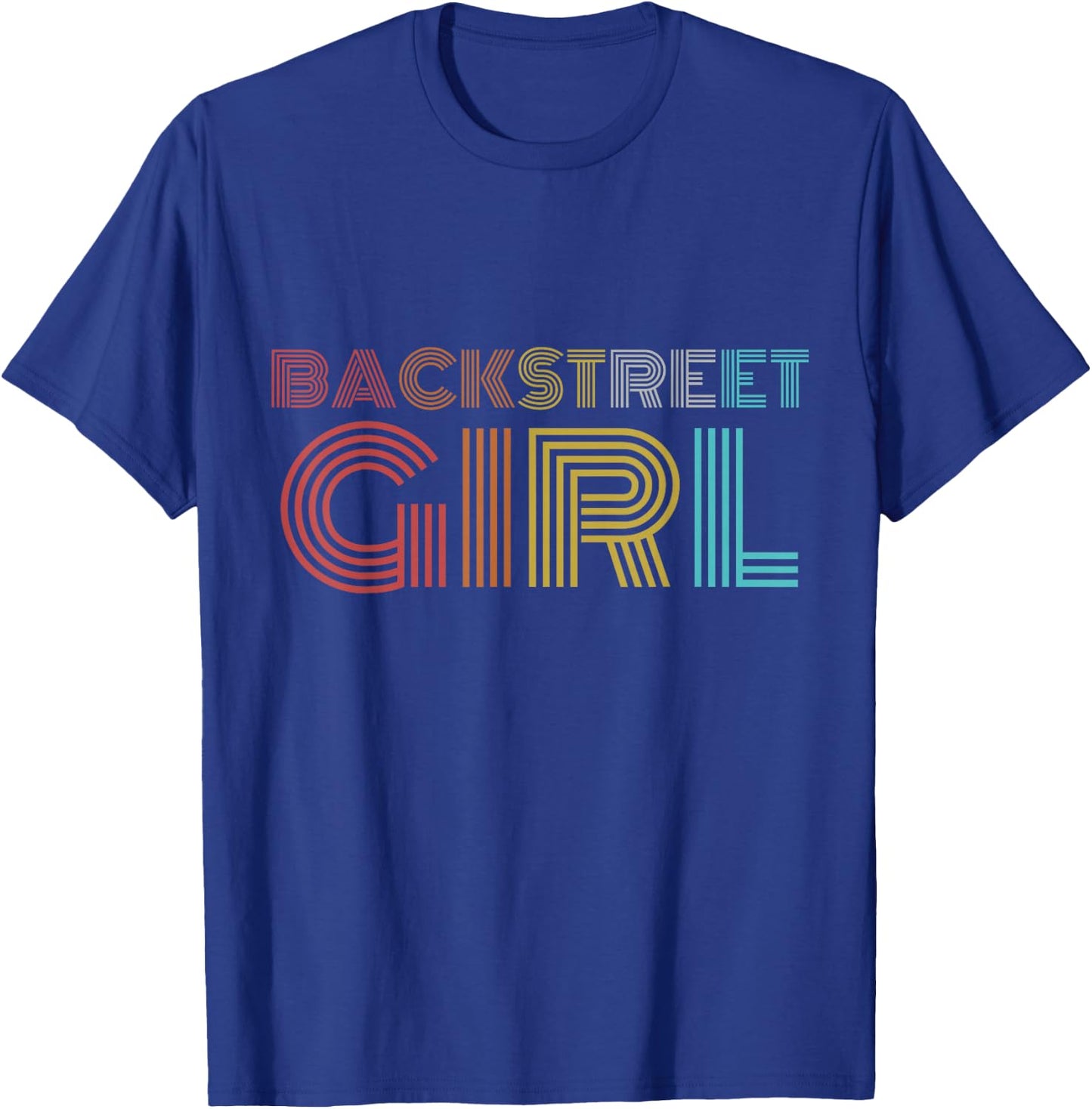 Retro Vintage Backstreet Girl T-Shirt - T-Shirt | Royal