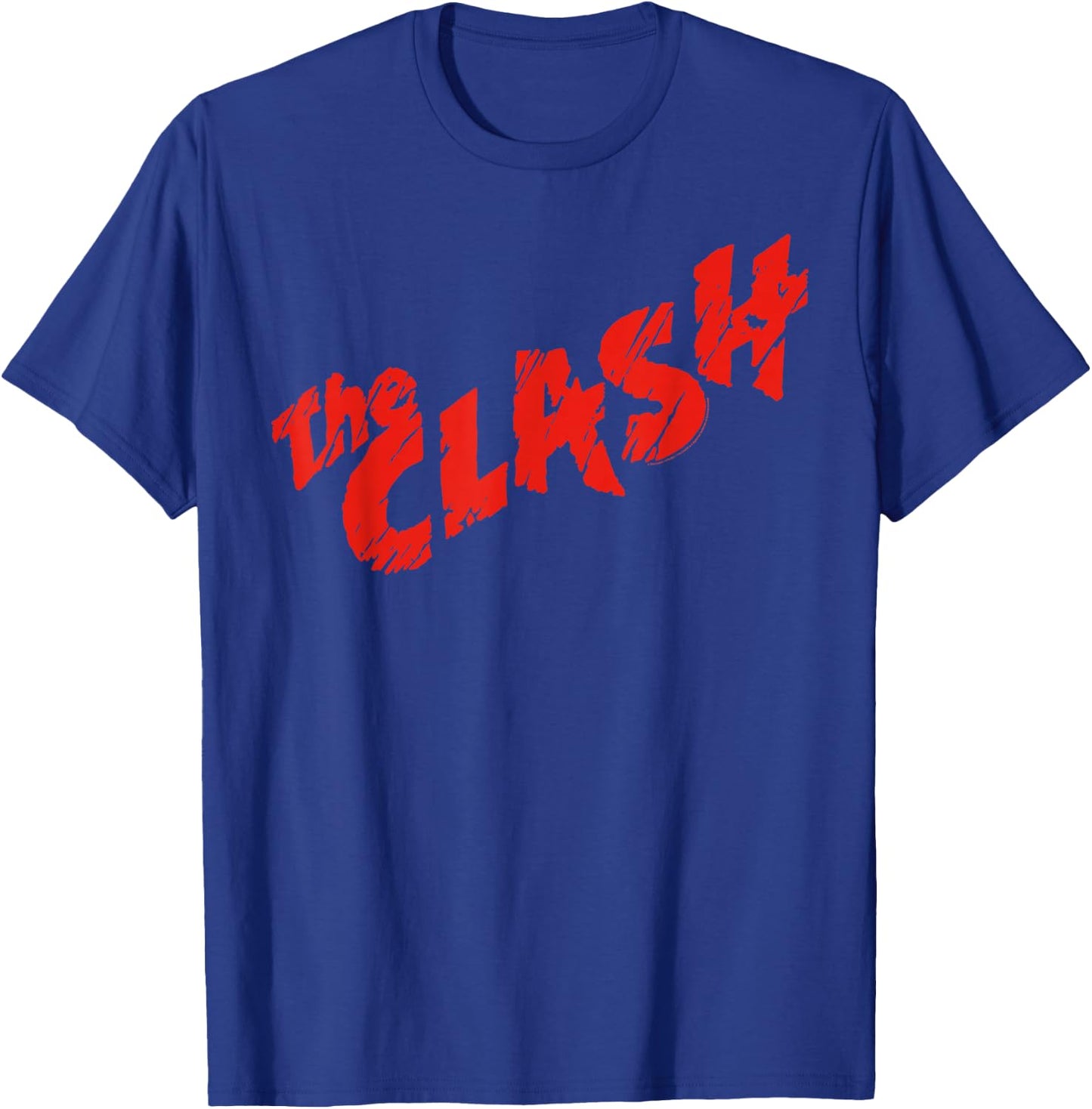 The Clash - Scratched Red Logo T-Shirt - T-Shirt | Royal