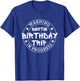 Funny Warning Bestie Birthday Trip In Progress Matching BD T-Shirt - T-Shirt | Royal