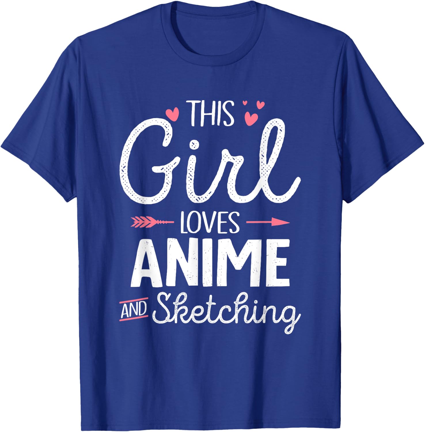 This Girl Loves Anime And Sketching Japan Anime Girls T-Shirt - T-Shirt | Royal