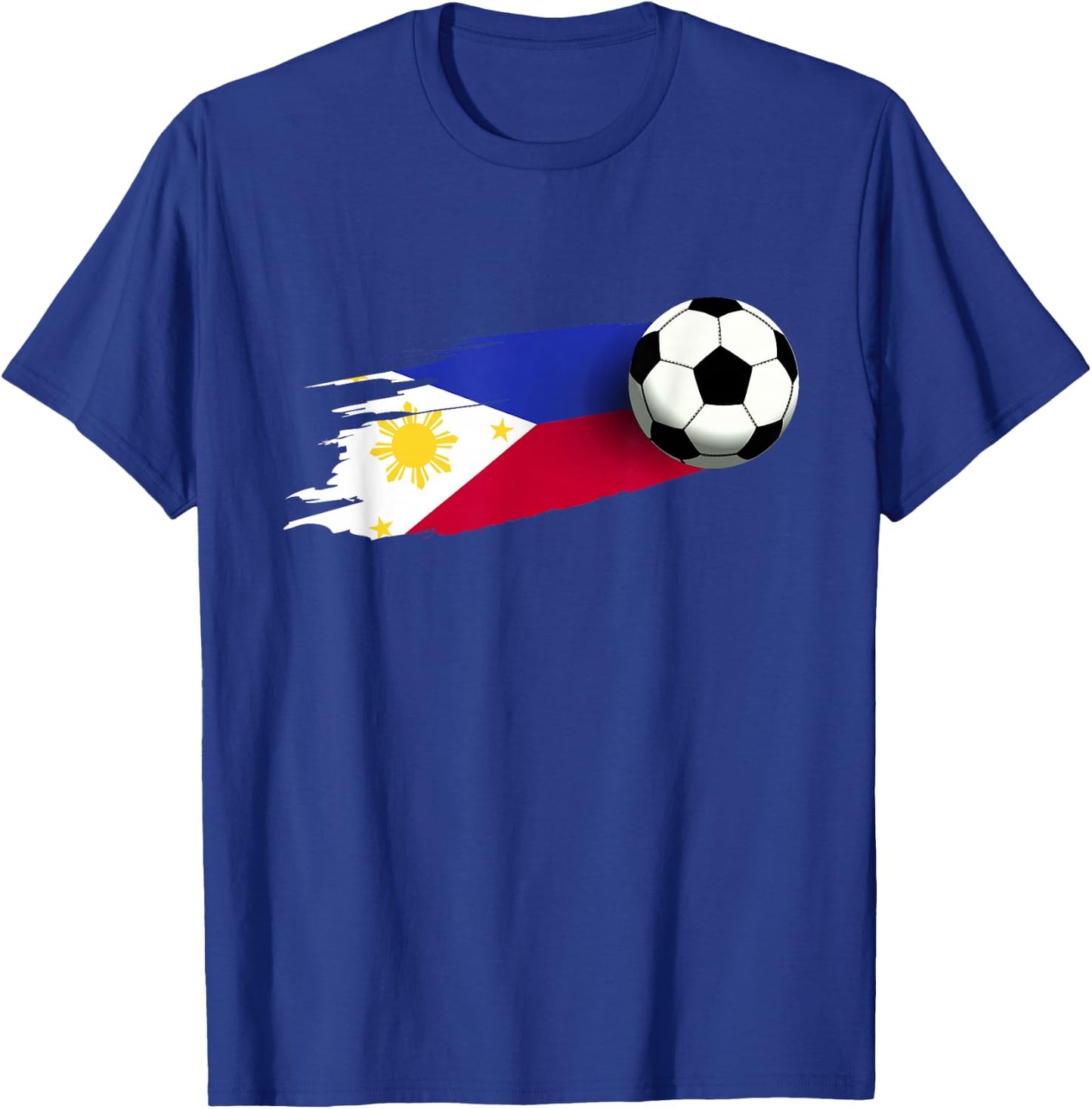 Philippines Flag Jersey Philippine Soccer Team Philippine T-Shirt - T-Shirt | Royal
