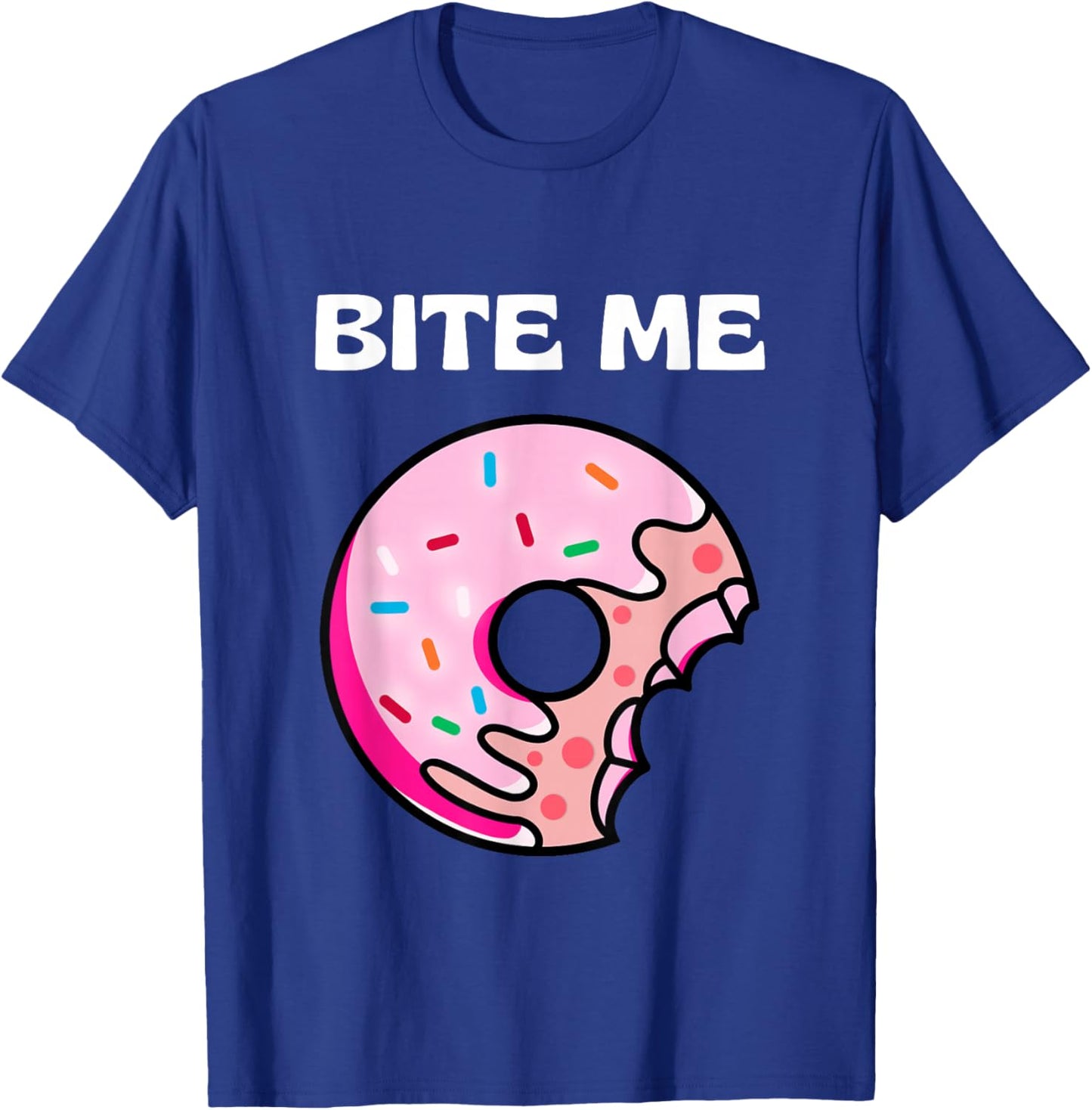 Bite Me Shirt Donut Crew T-Shirt - T-Shirt | Royal