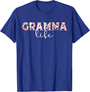 Gramma Life Gramma Grandma Gramma Grandmother T-Shirt - T-Shirt | Royal