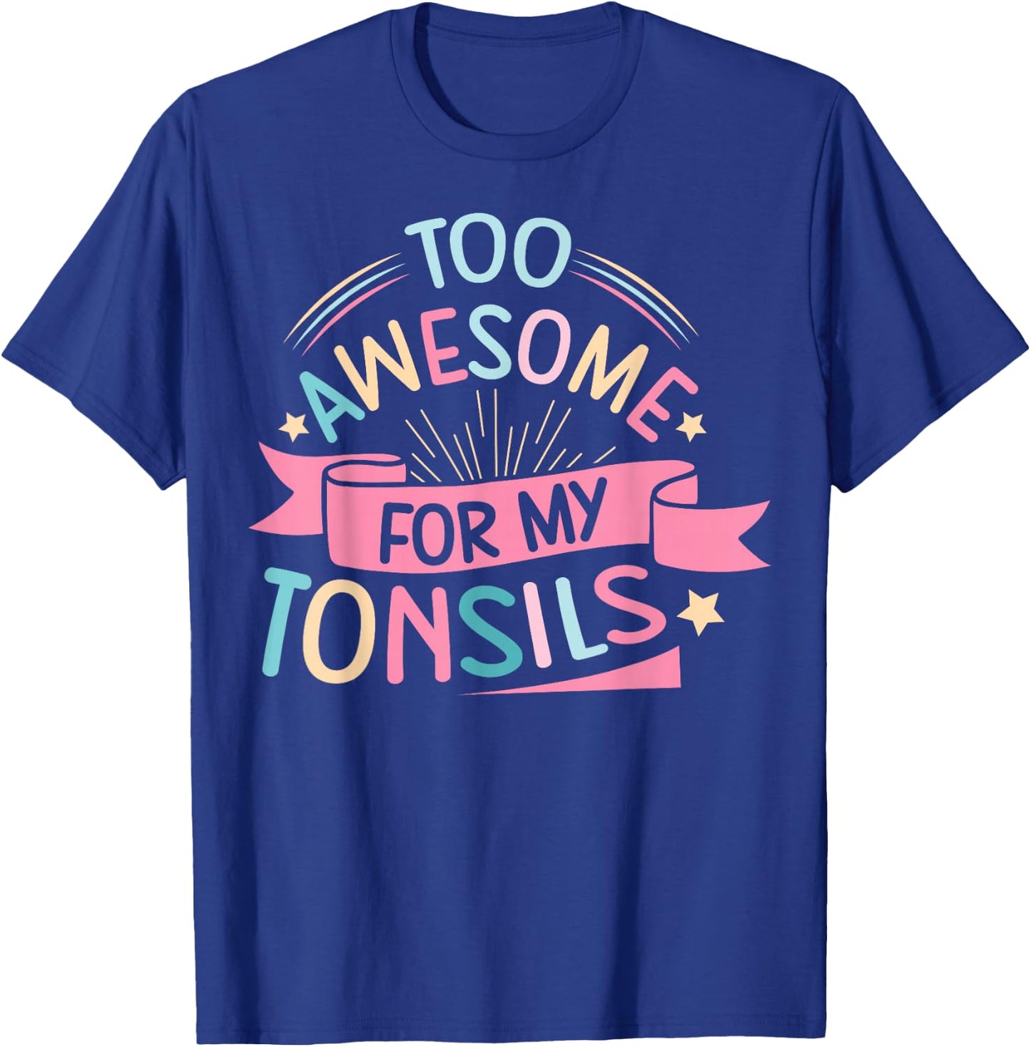 Tonsillectomy Design for Kids with Removed tonsils T-Shirt - T-Shirt | Royal