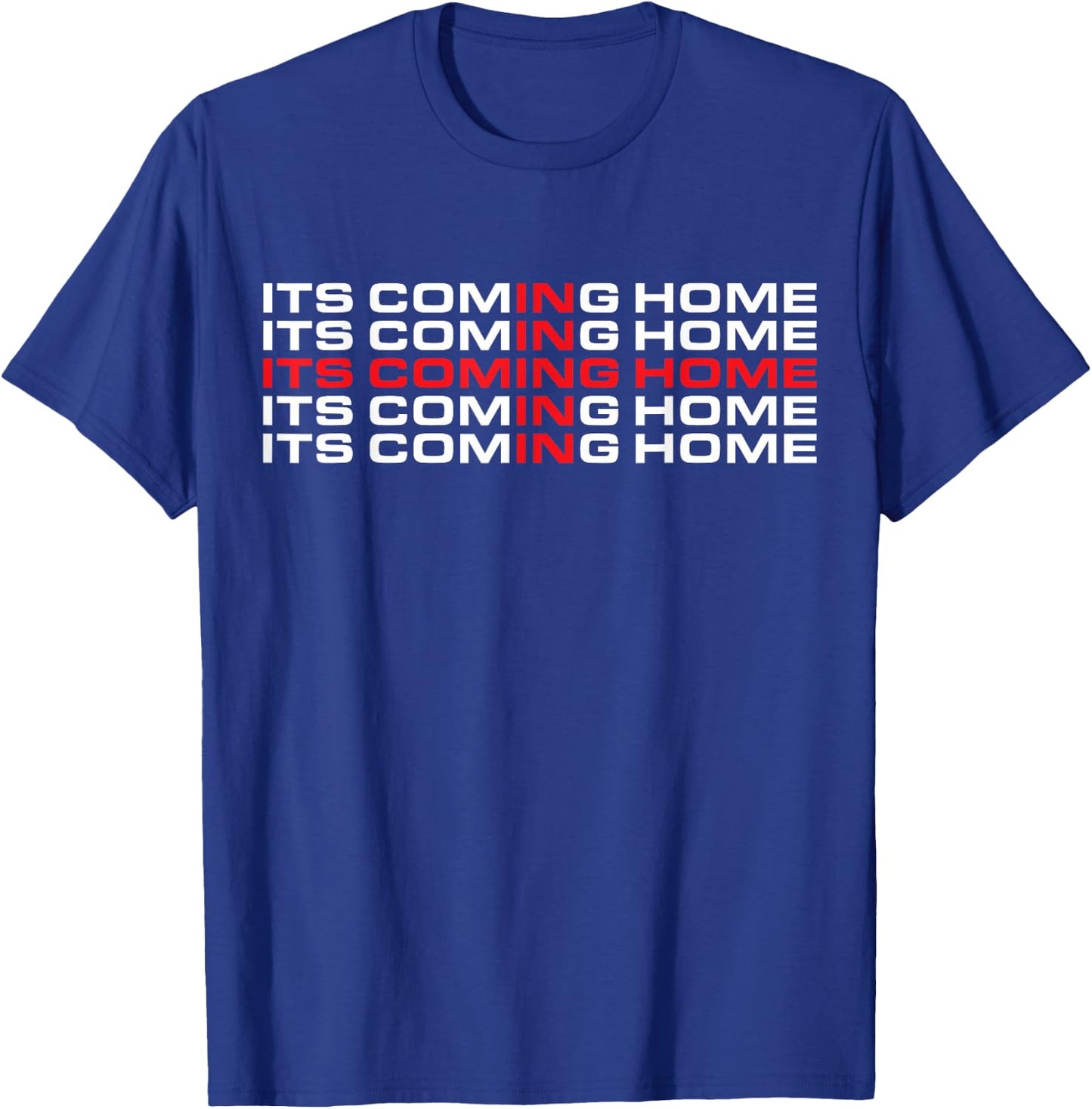 England Football Team shirt Its Coming Home - Flag Classic T-Shirt - T-Shirt | Royal
